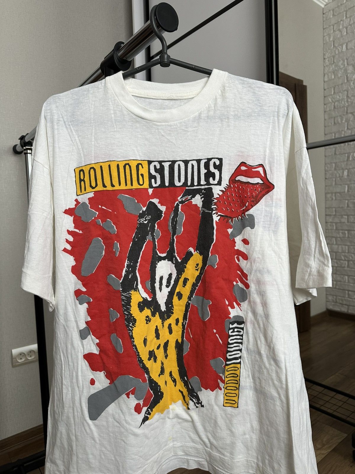 The Rolling Stones 1995 The Rolling Stones Voodoo Tour Band Vintage T-Shirt Tee Size US XL / EU 56 / 4 - 4 Thumbnail