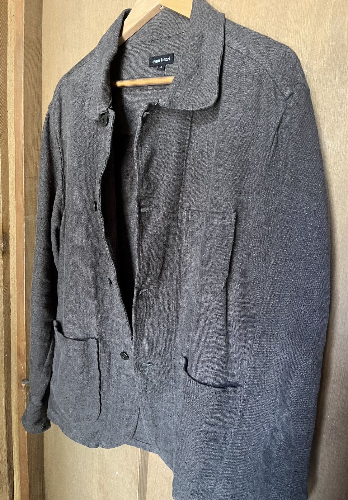 Evan Kinori EVAN KINORI 100% Linen Size S Size US S / EU 44-46 / 1 - 13 Thumbnail