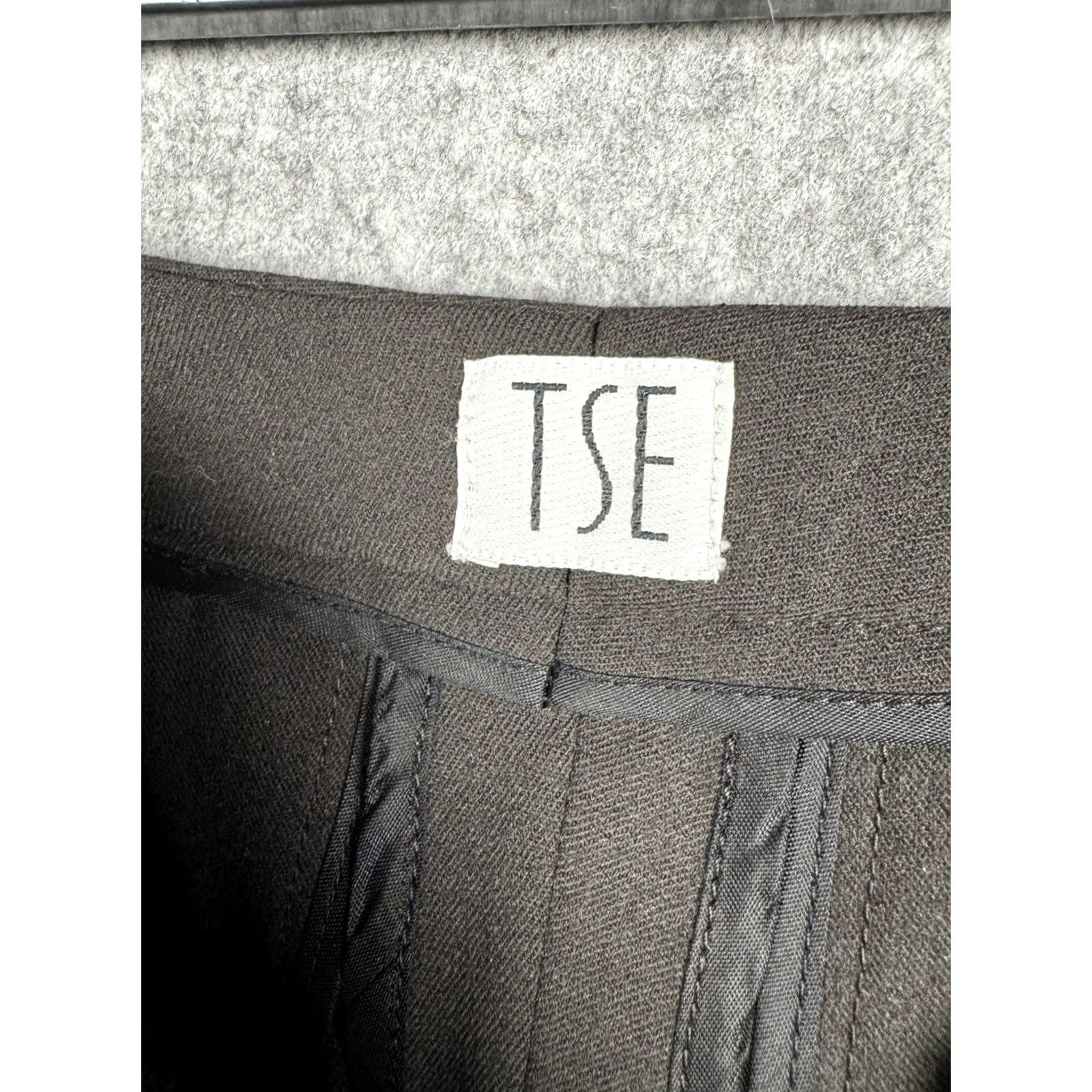 Tse TSE Wool Pants Women's 12 Dress Pants Brown Stretch Business Casual 30x29 Straight Hosiery? Size 30" / US 8 / IT 44 - 4 Thumbnail