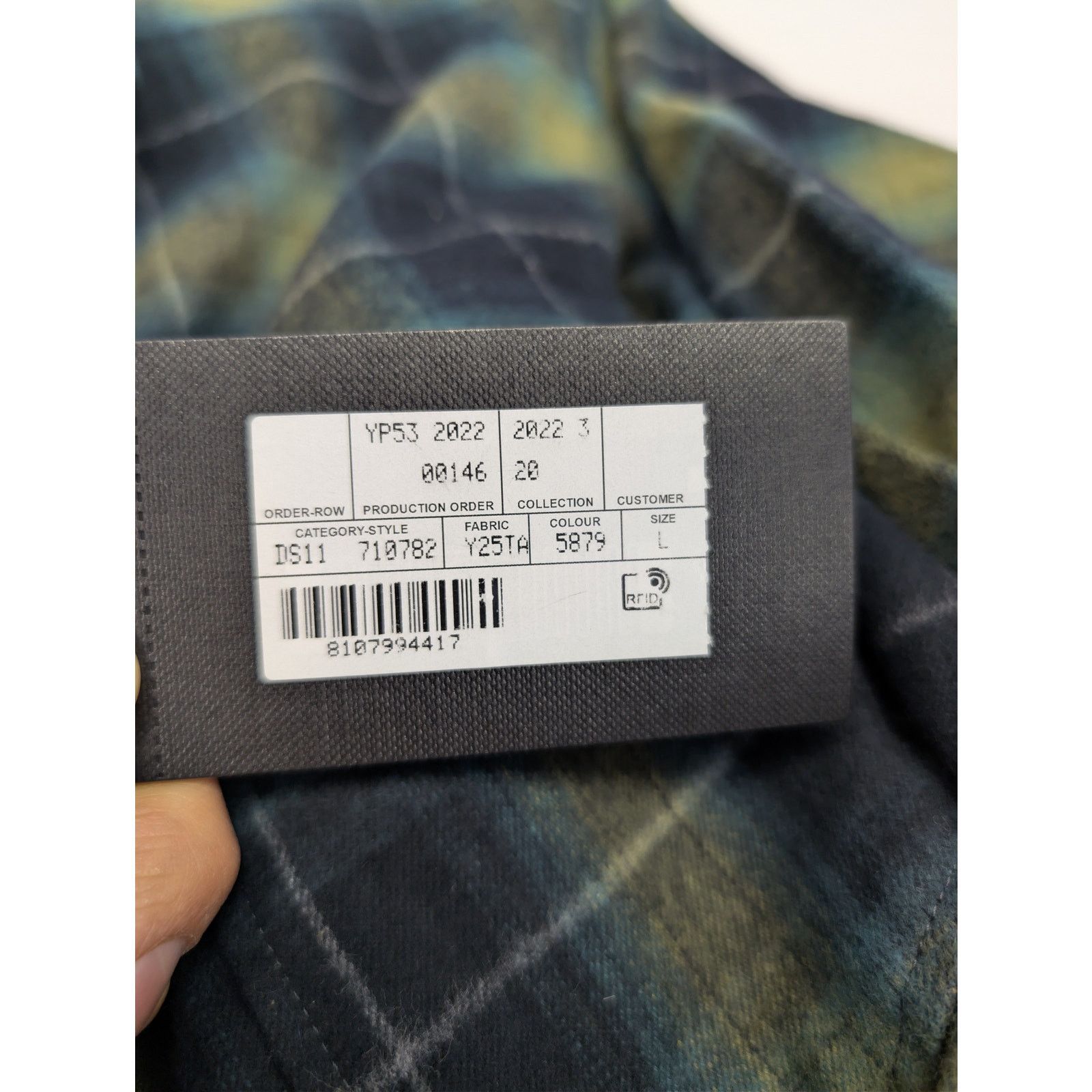 Saint Laurent Paris o1rshd1 Check Print Checked Cotton-Flannel Shirt Black/Green Size US L / EU 52-54 / 3 - 20 Thumbnail