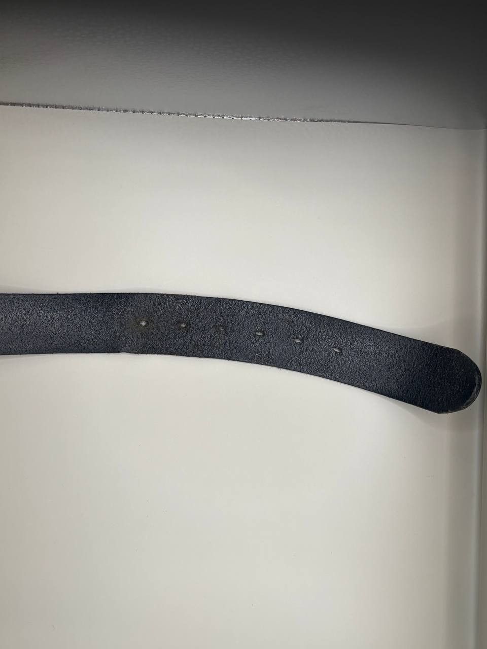 Vintage Marco Celli Genuine Leather Belt - Made in Italy - Black Size 40 - 8 Thumbnail