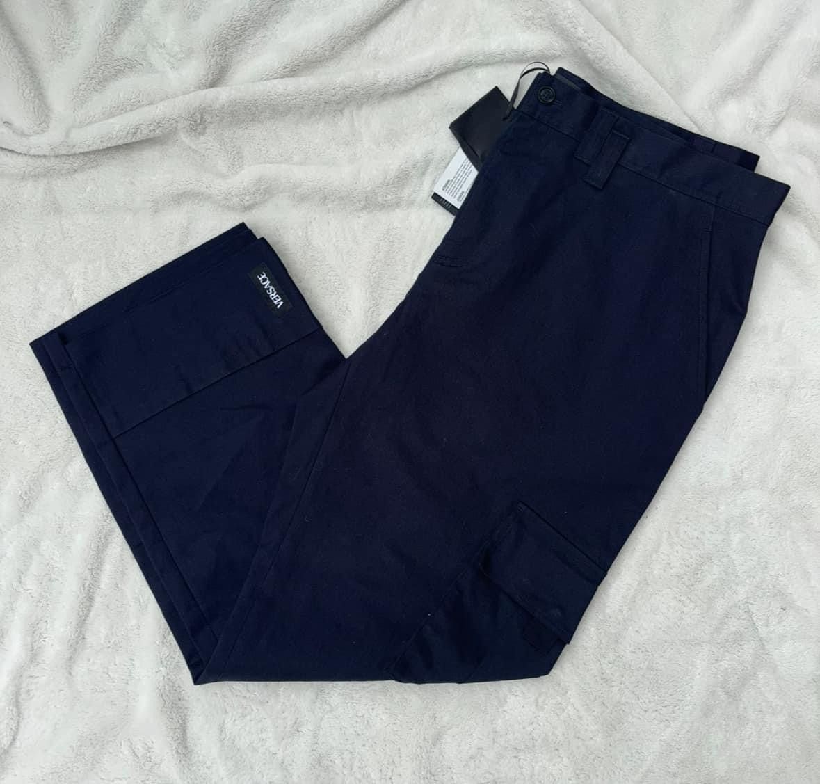 Versace Versace Navy Cargo Pants Size US 42 / EU 58 - 1 Preview