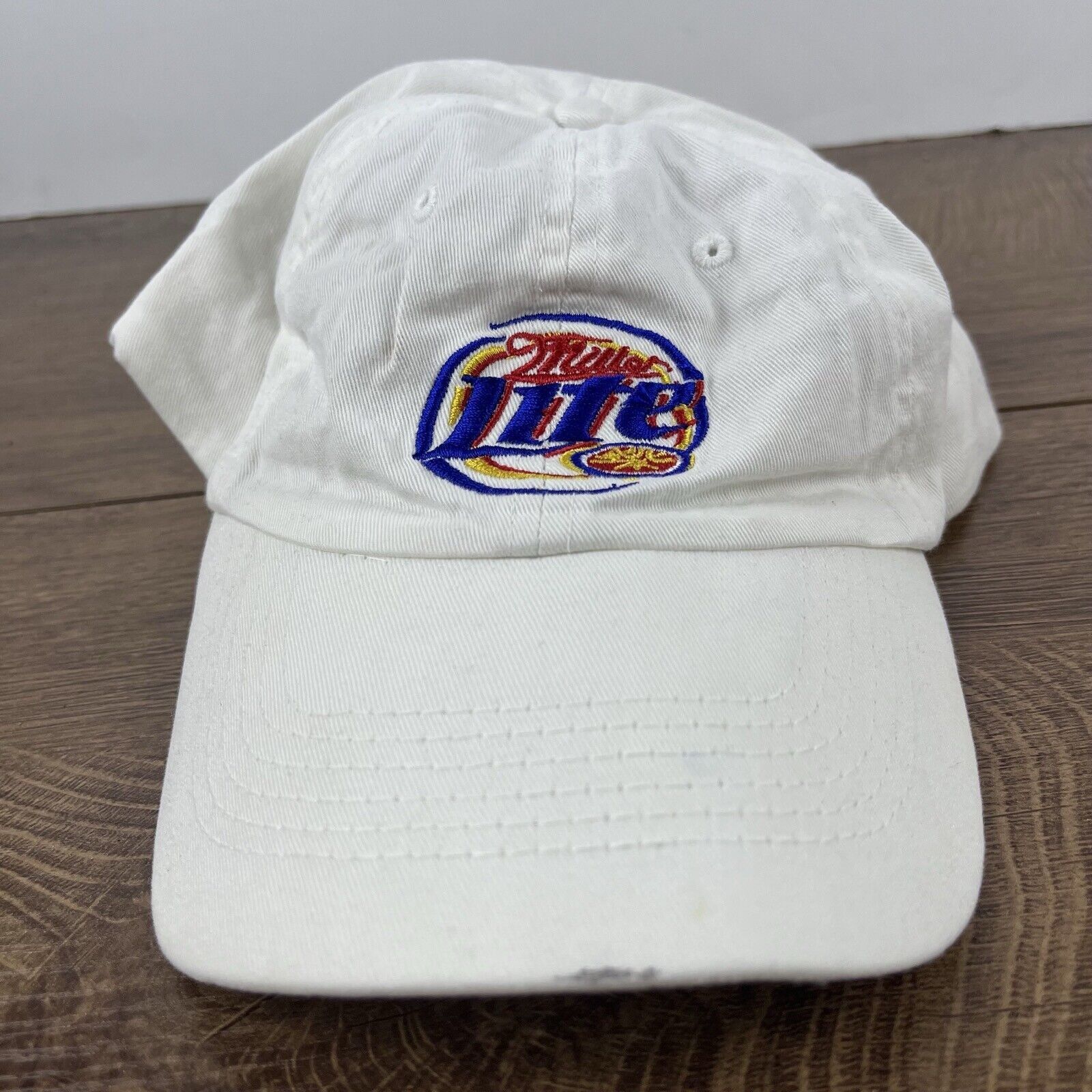 Other Miller Lite White Hat Miller White Cap Hat Adjustable Hat Wh Size ONE SIZE - 4 Thumbnail