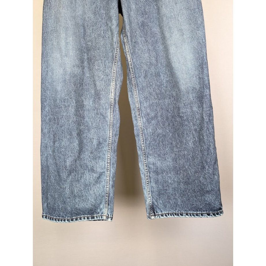 Balenciaga o1rshd1 Baggy Denim Jeans in Blue Size US 30 / EU 46 - 4 Thumbnail