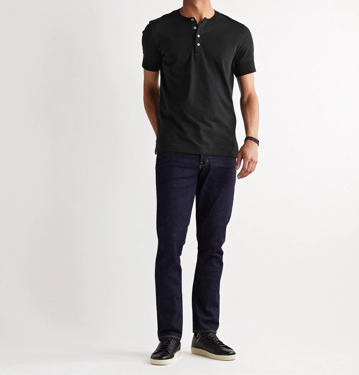 Tom Ford o1loc1c0525 JHS003 T-Shirt in Balck Size US S / EU 44-46 / 1 - 2 Thumbnail