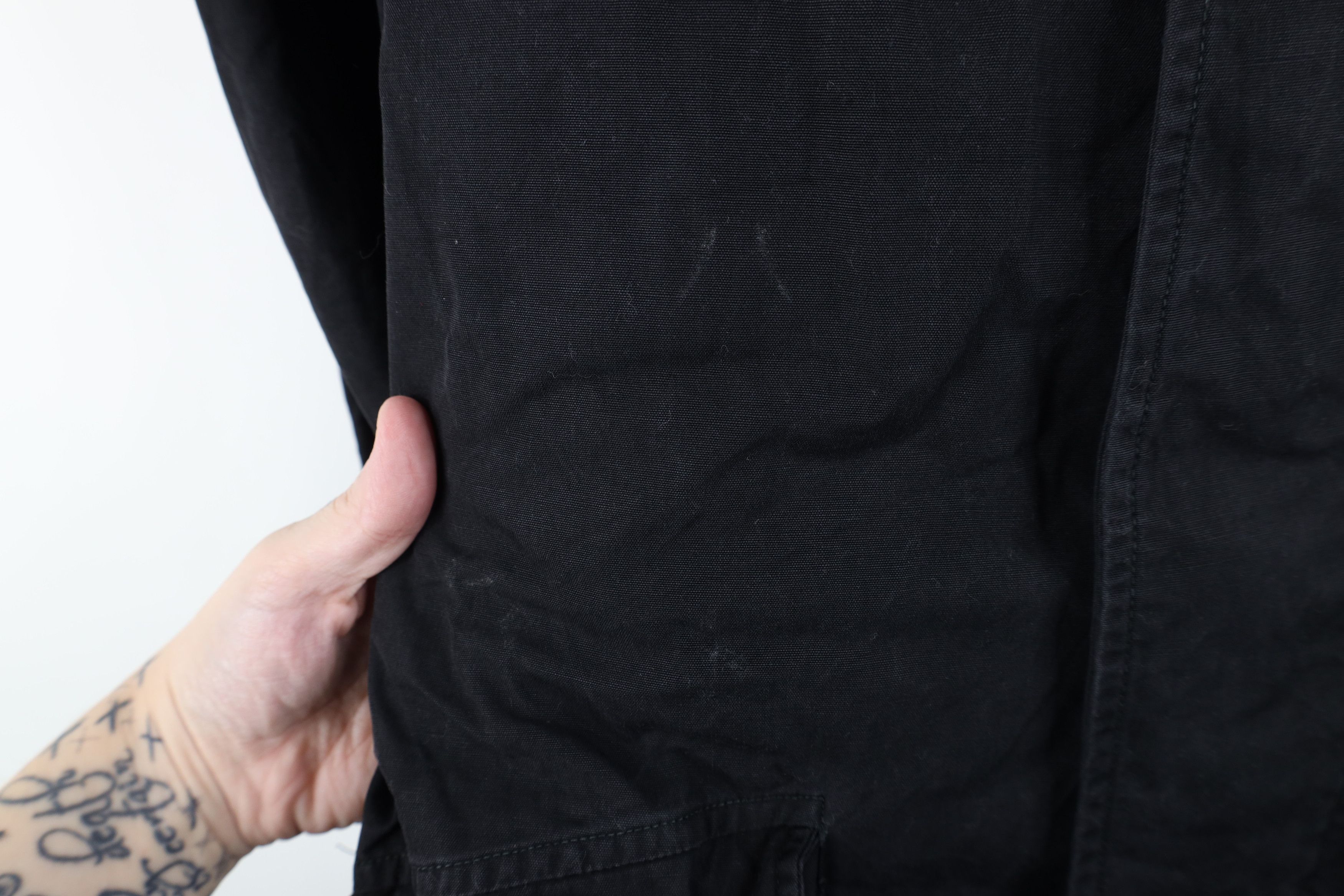 Vintage Vintage 60s Streetwear Trench Coat Rain Jacket Black Size US L / EU 52-54 / 3 - 4 Thumbnail