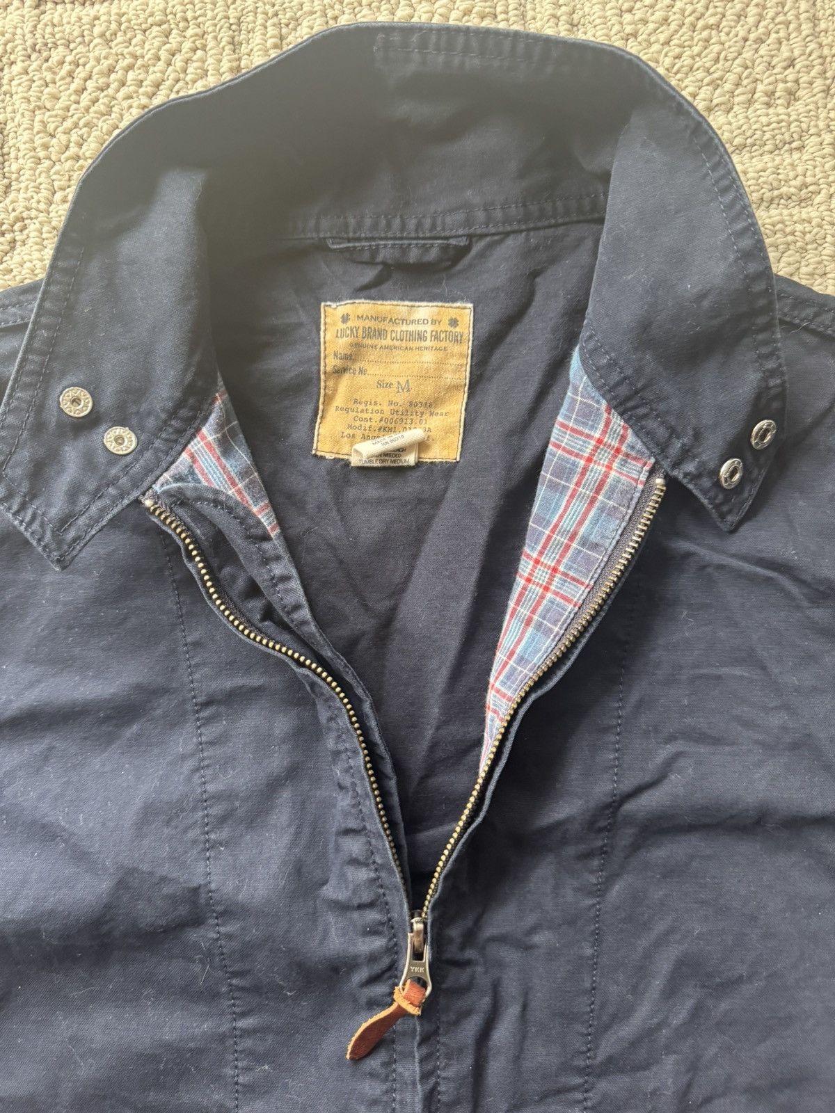 Lucky Brand Cotton moto jacket Size US M / EU 48-50 / 2 - 2 Thumbnail