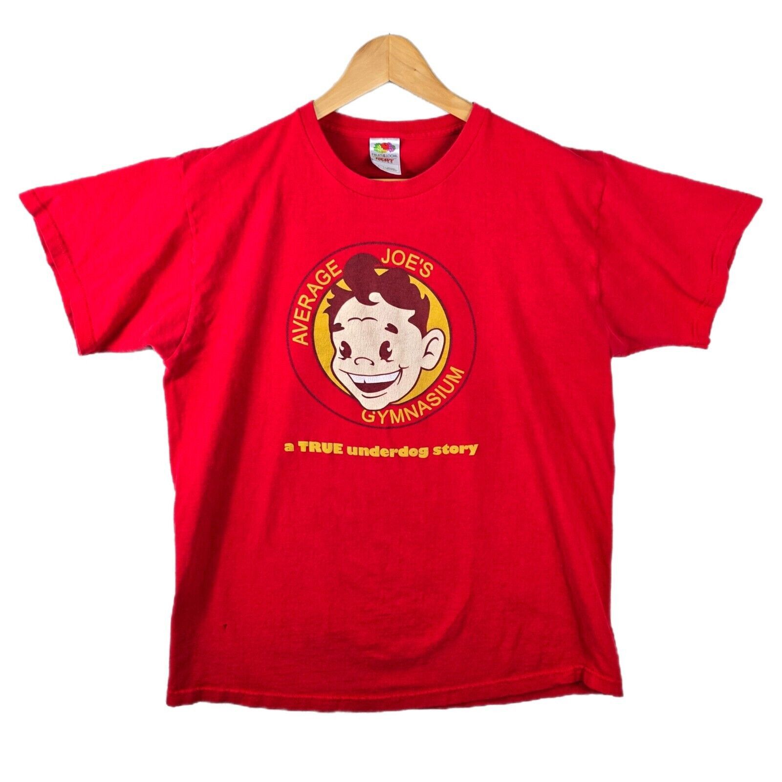 Fruit Of The Loom Vintage Dodgeball Average Joe's Gym Movie Promo Shirt Large Size US L / EU 52-54 / 3 - 1 Thumbnail