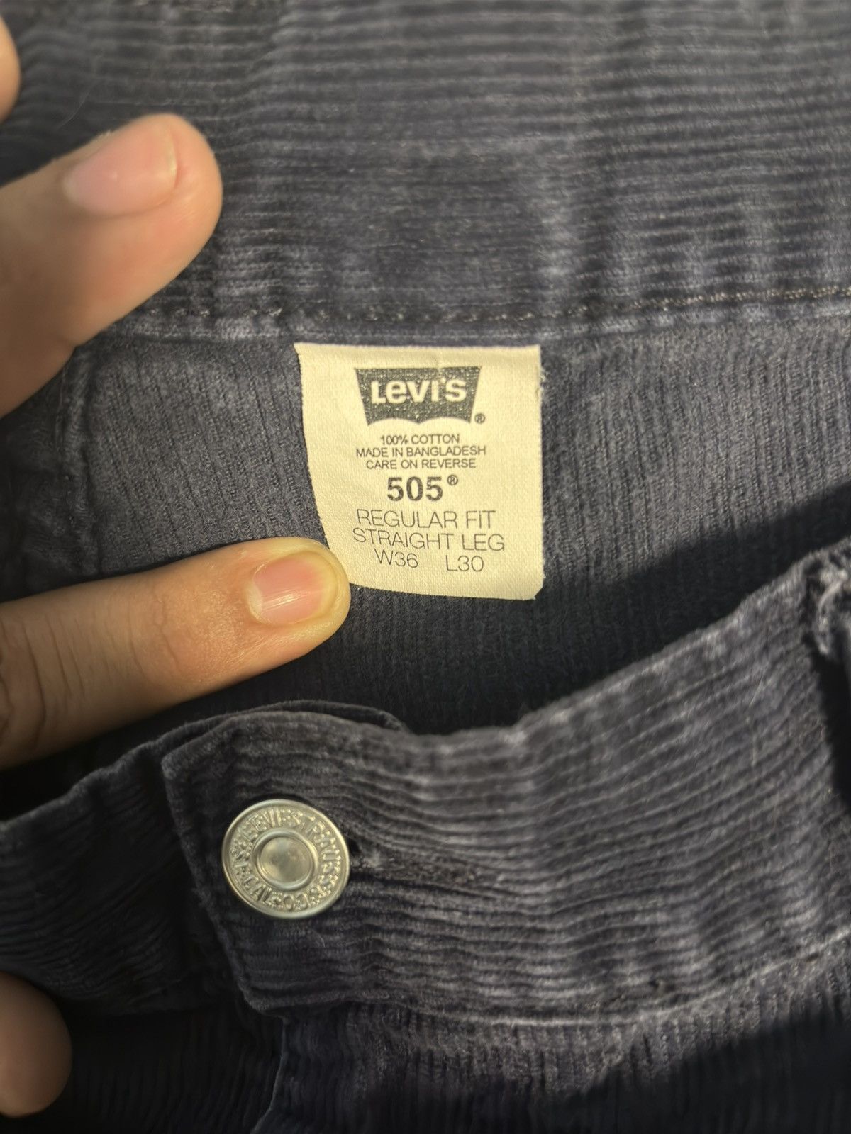 Levi's Vintage Clothing VINTAGE Levi 505 Jeans Size US 36 / EU 52 - 3 Thumbnail