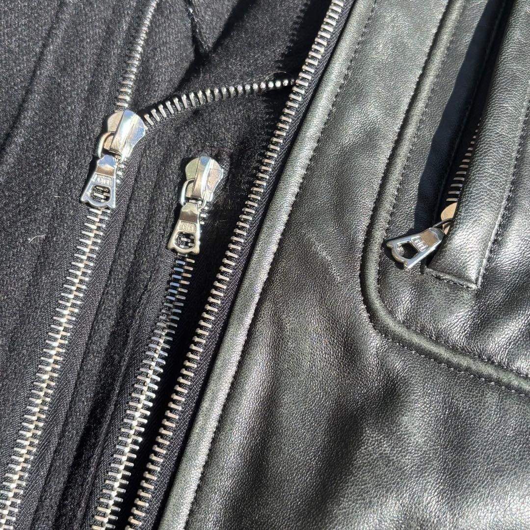 Undercover 07AW separate leather and wool jacket 2 Size US M / EU 48-50 / 2 - 8 Thumbnail