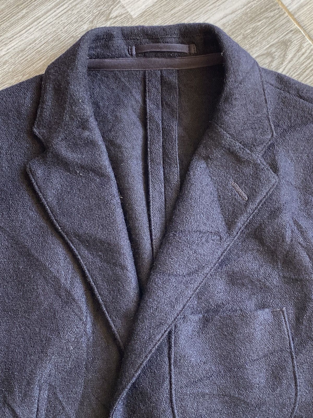 Japanese Brand × Uniqlo Uniqlo Wool Blazer Jacket Size US L / EU 52-54 / 3 - 8 Thumbnail