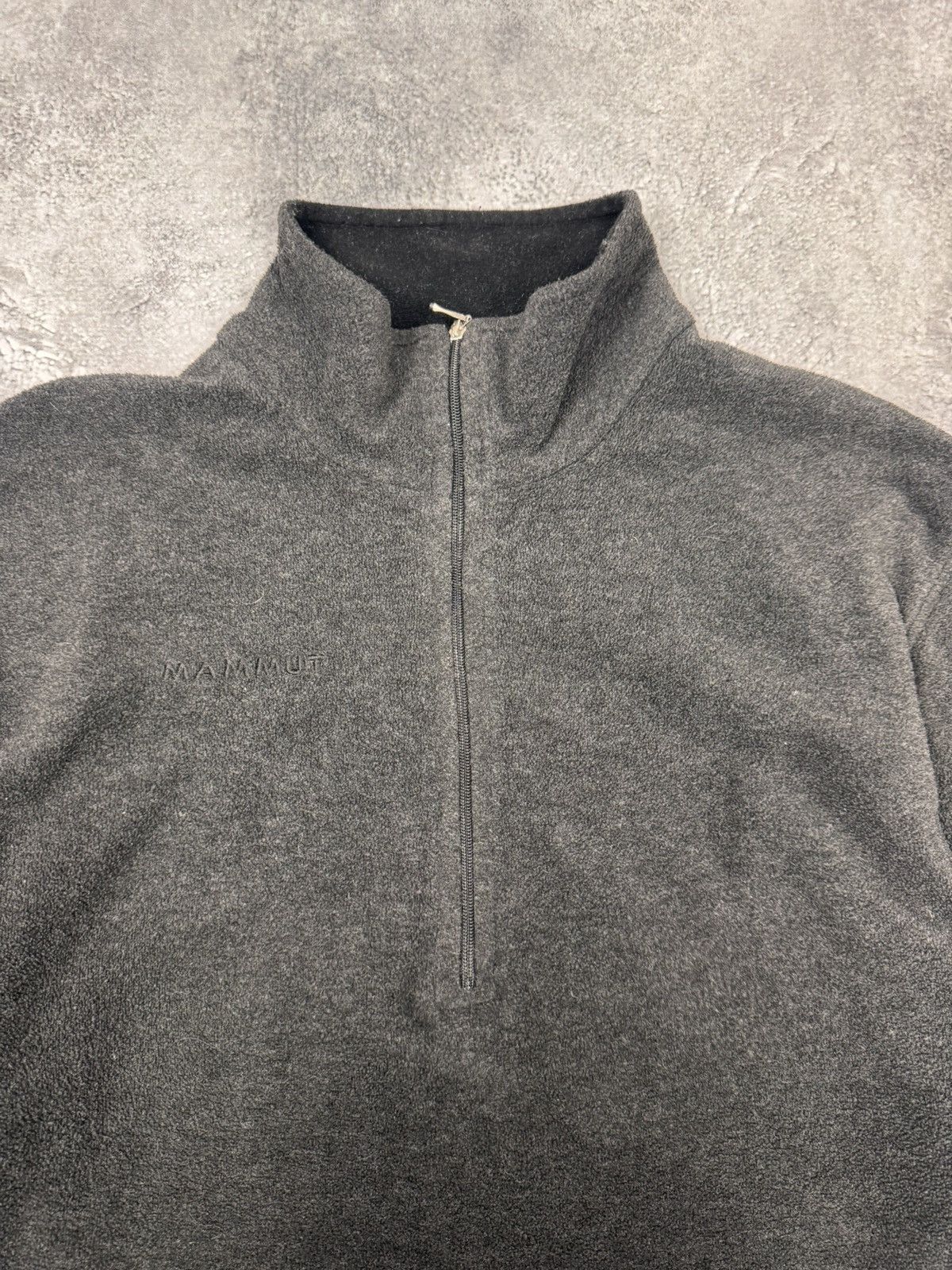 Mammut Mammut Men Fleece Half Zip Pullover Dark Grey Size M Size US M / EU 48-50 / 2 - 2 Thumbnail