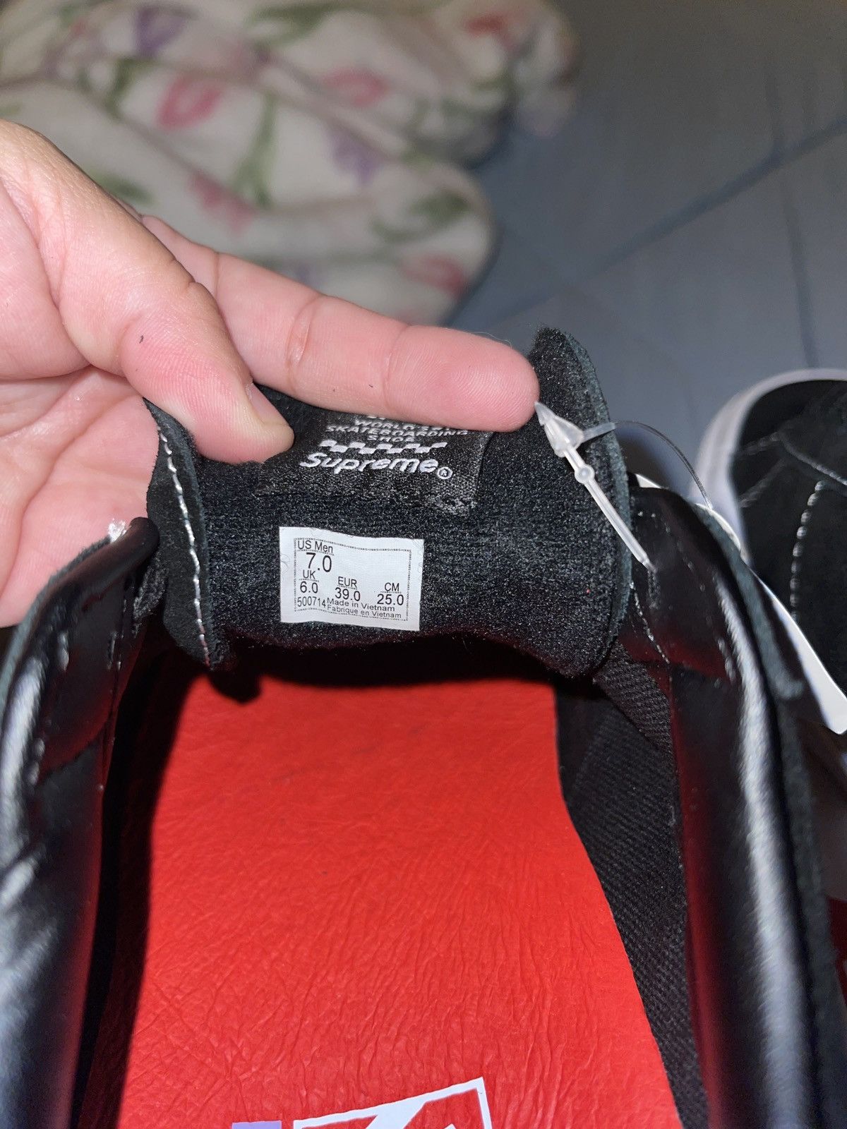 Supreme × Vans Supreme Fuck Em Black Size US 7 / EU 40 - 6 Thumbnail