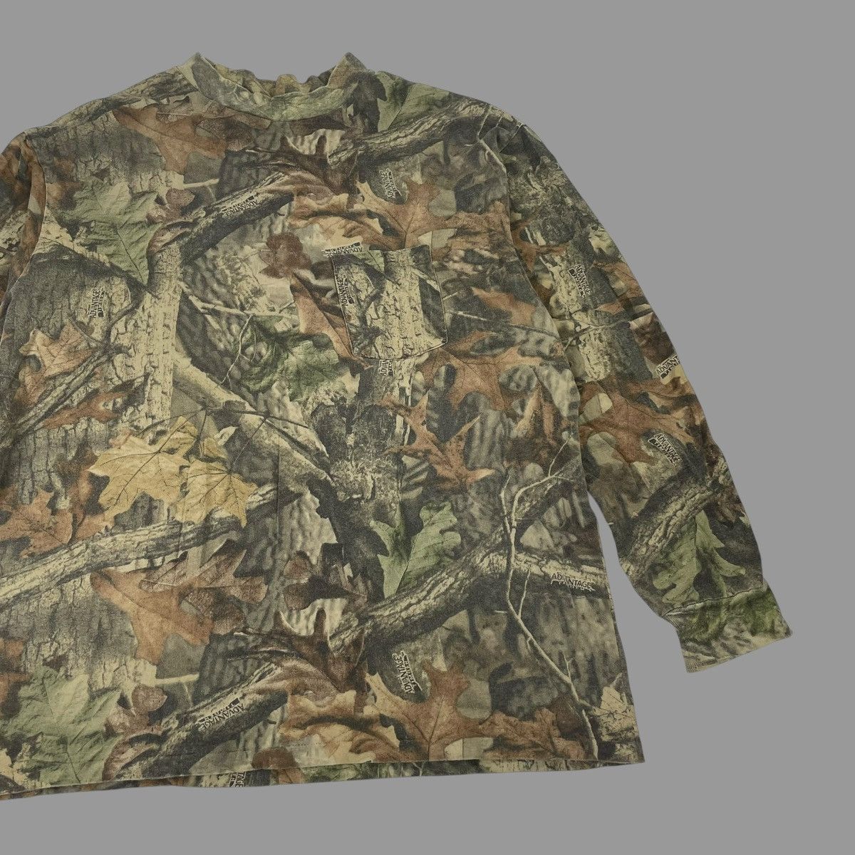 Vintage Vintage 90s single stitch long sleeve camo t shirt Size US XL / EU 56 / 4 - 2 Thumbnail