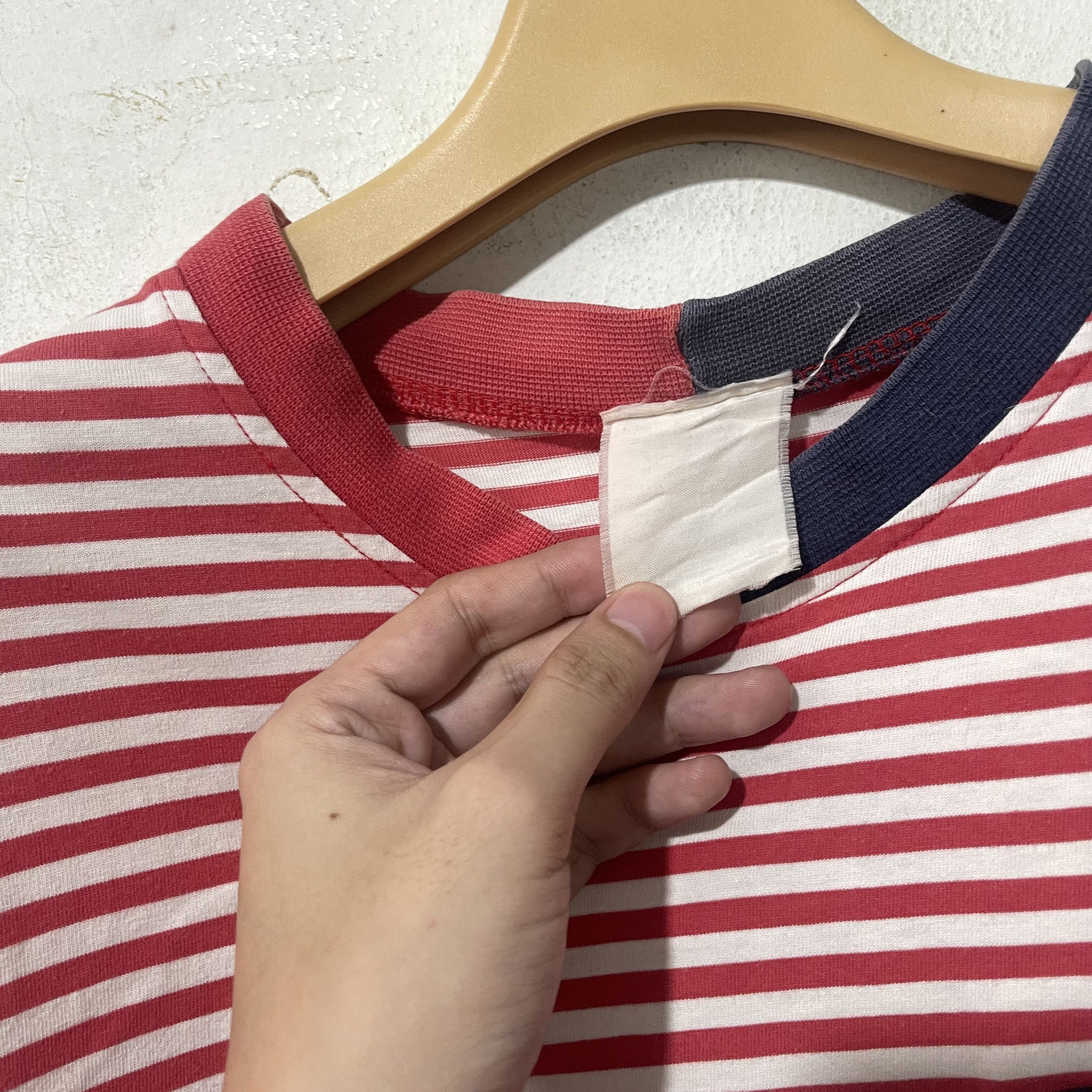 Tommy Hilfiger Vintage 80s Tommy Hilfiger Sailing Striped Shirt Size US M / EU 48-50 / 2 - 4 Thumbnail