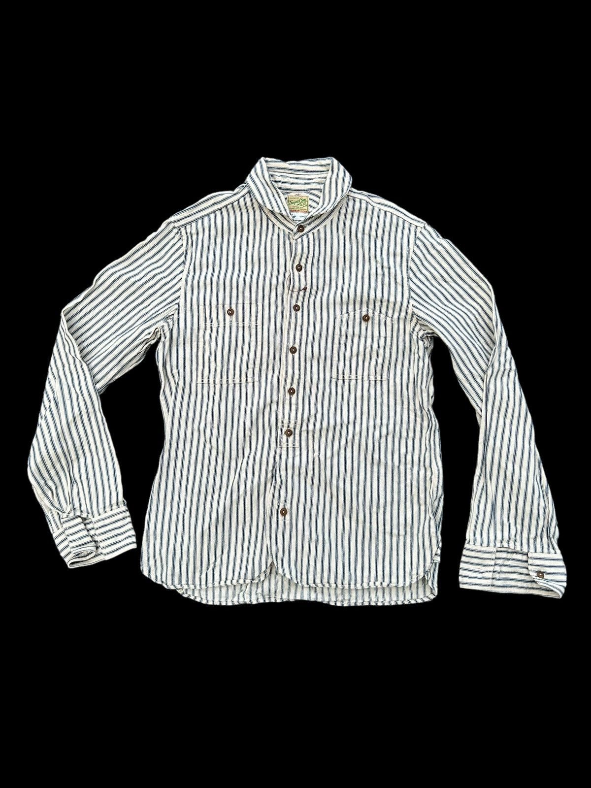Beams Plus × Japanese Brand × Sugar Cane Sugar Cane x BeamsBoy Woven in Japan 🔥🔥 Size US S / EU 44-46 / 1 - 2 Thumbnail