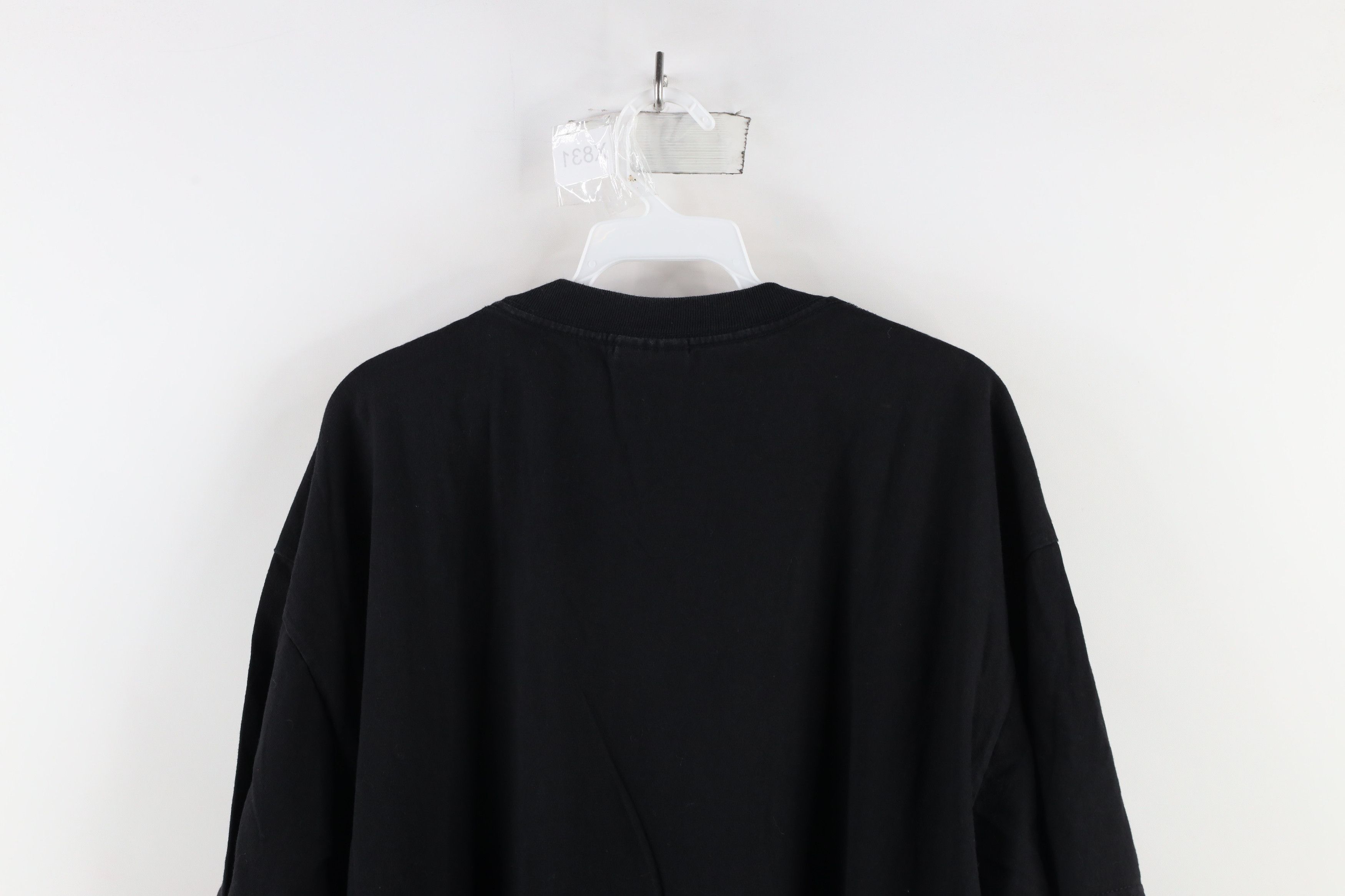 Vintage Vintage 90s Streetwear Short Sleeve T-Shirt Black Cotton Size US XXL / EU 58 / 5 - 6 Thumbnail