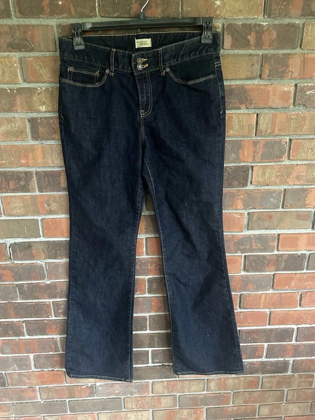 Gap Women's Gap Jeans Size 10 Long 10L Bootcut Dark Wash Size 32" / US 10 / IT 46 - 1 Thumbnail