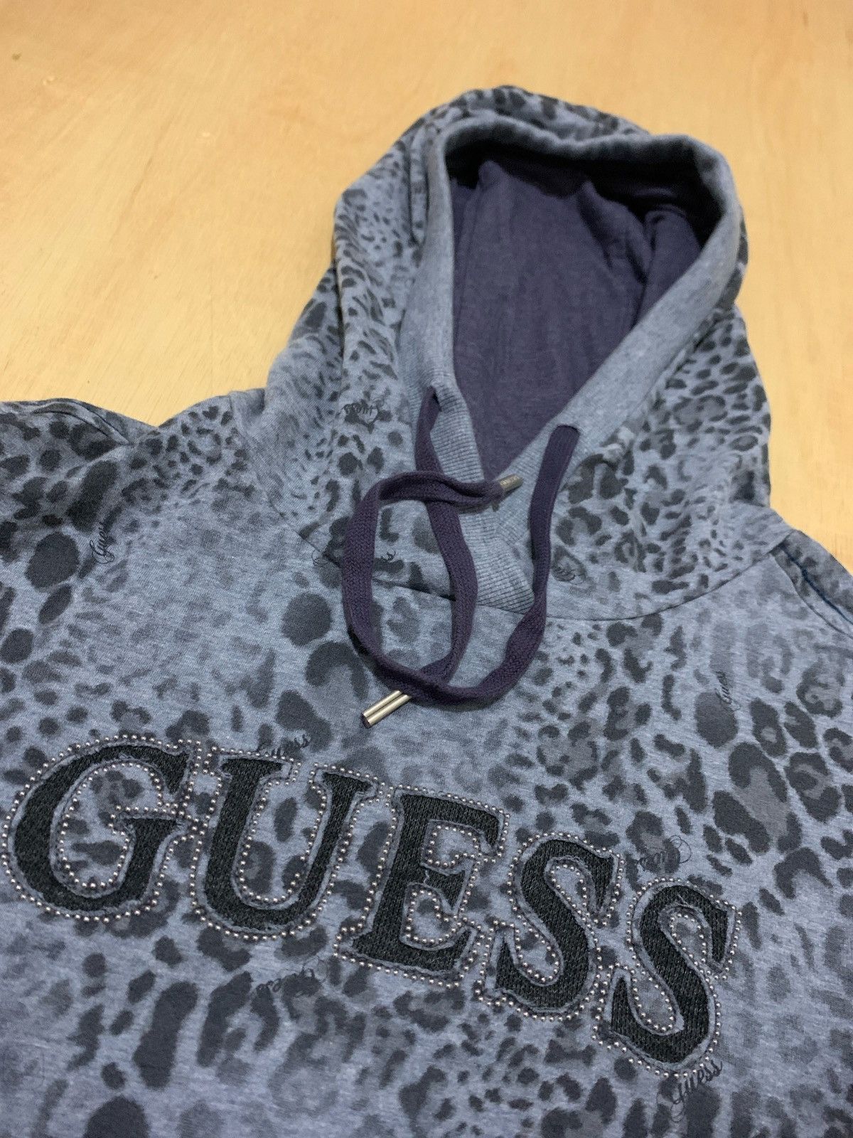 Guess × Japanese Brand Guess Leopard Style Hoodie Size US M / EU 48-50 / 2 - 3 Thumbnail