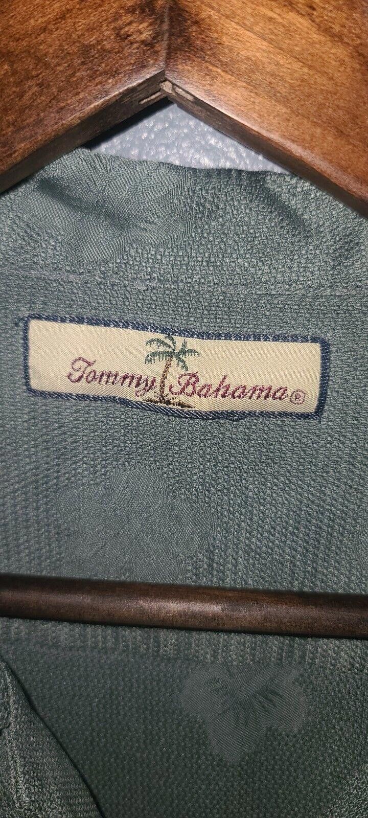 Tommy Bahama Tommy Bahama Men's Short Sleeve Green Silk size L Hula Girl Size US L / EU 52-54 / 3 - 6 Thumbnail
