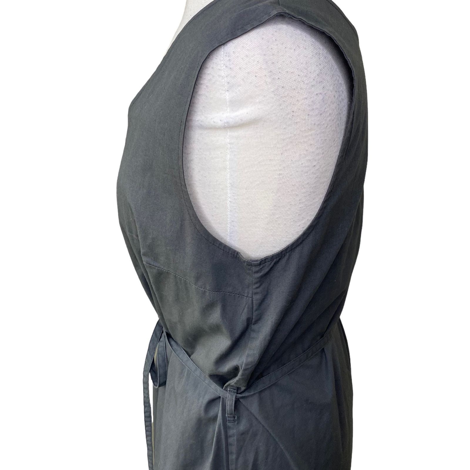 Kowtow KOWTOW Belted Scoop Neck Sleeveless Maxi Dress Gray Medium Size M / US 6-8 / IT 42-44 - 10 Thumbnail