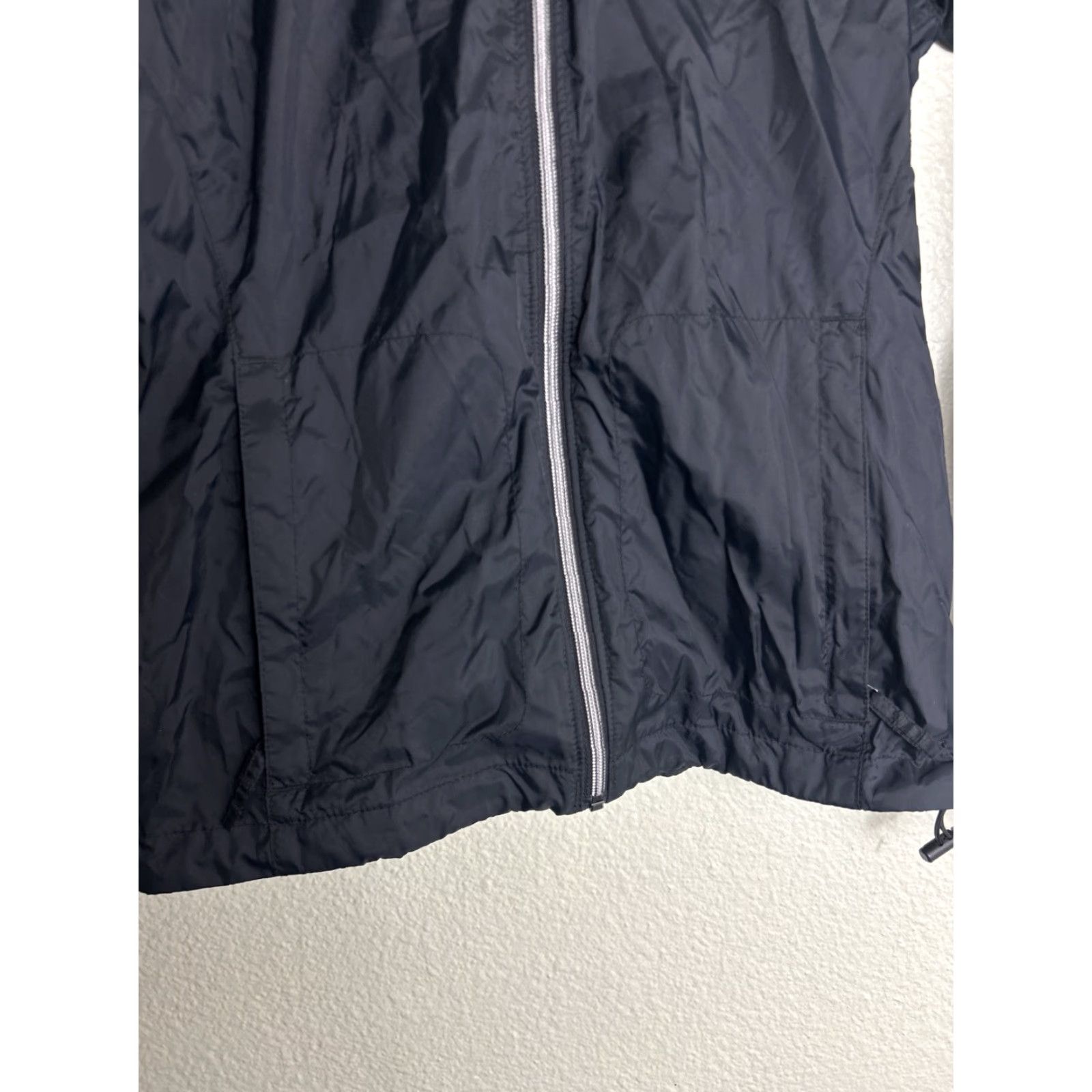 Vintage Columbia Jacket Womens XS Black Packable Switchback IV Rain Coat Nylon Solid 19” 24” Size XS / US 0-2 / IT 36-38 - 6 Thumbnail