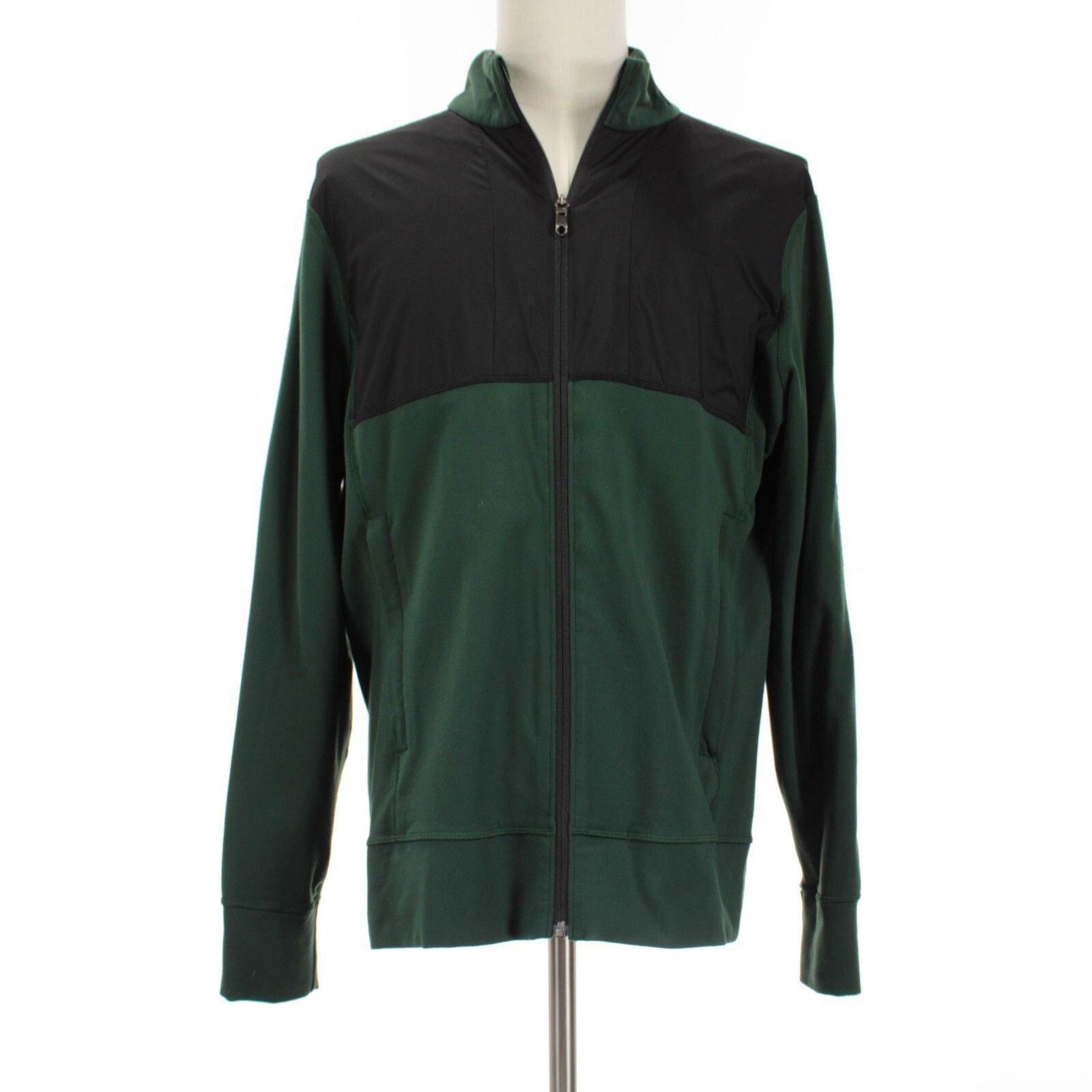 Lululemon Lululemon Full Zip Lightweight Sweatshirt Size L in Green Size US L / EU 52-54 / 3 - 1 Thumbnail
