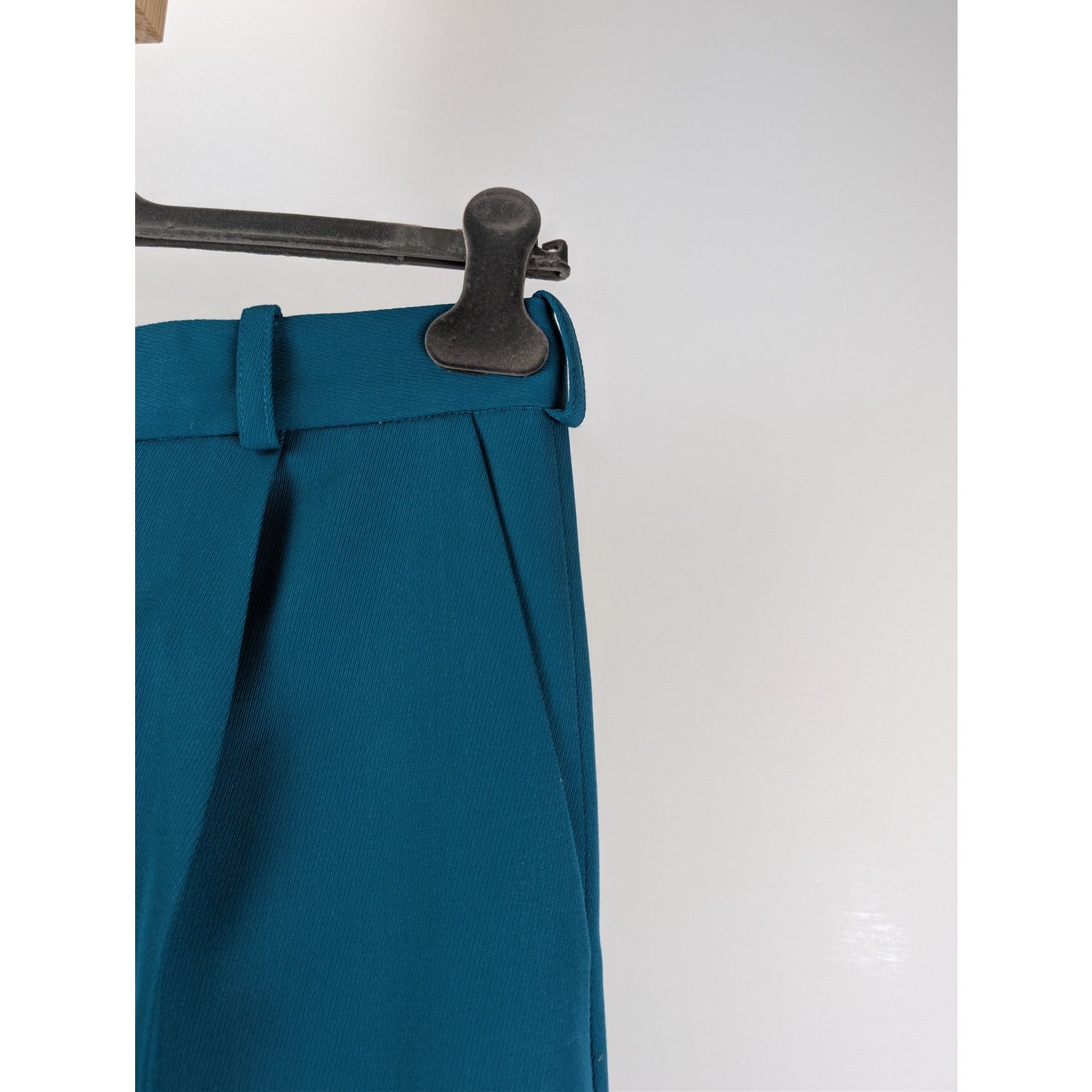 BOTTER o1rshd1 CC20 Wool Classic Trouser with Pleated in Petrol Size US 32 / EU 48 - 5 Thumbnail