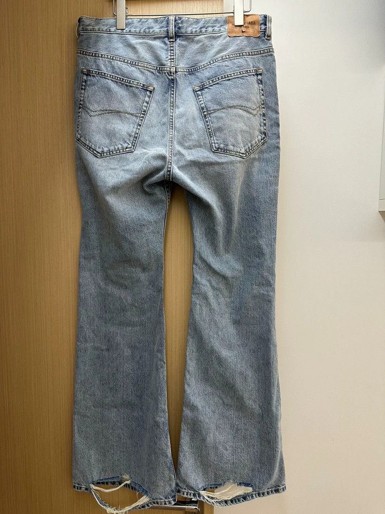 Balenciaga Balenciaga size S Hole Distressed Hem Jeans Size US 27 - 2 Thumbnail