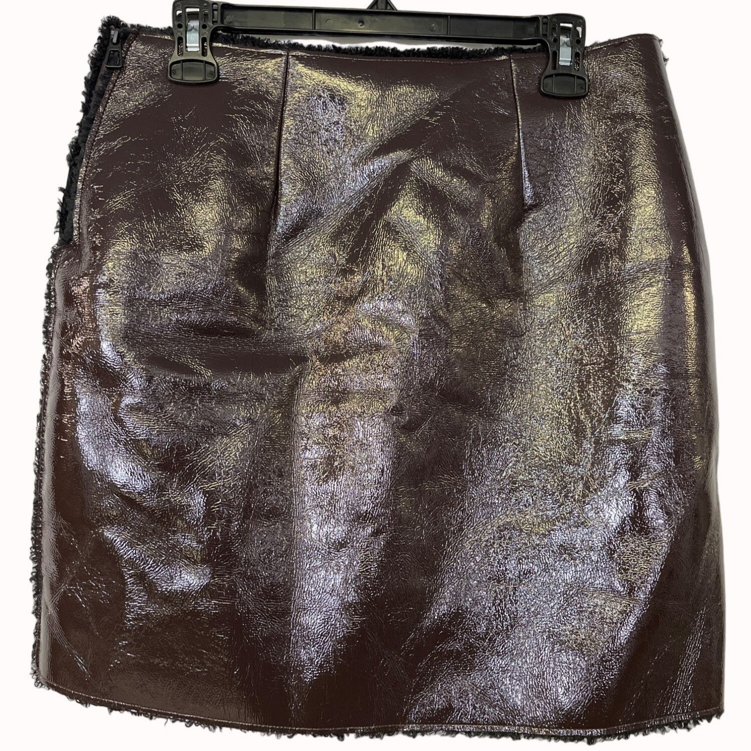 DKNY DKNY Womens Brown Mini A Line Skirt Size S SKU 6366 Size 32" / US 10 / IT 46 - 2 Thumbnail