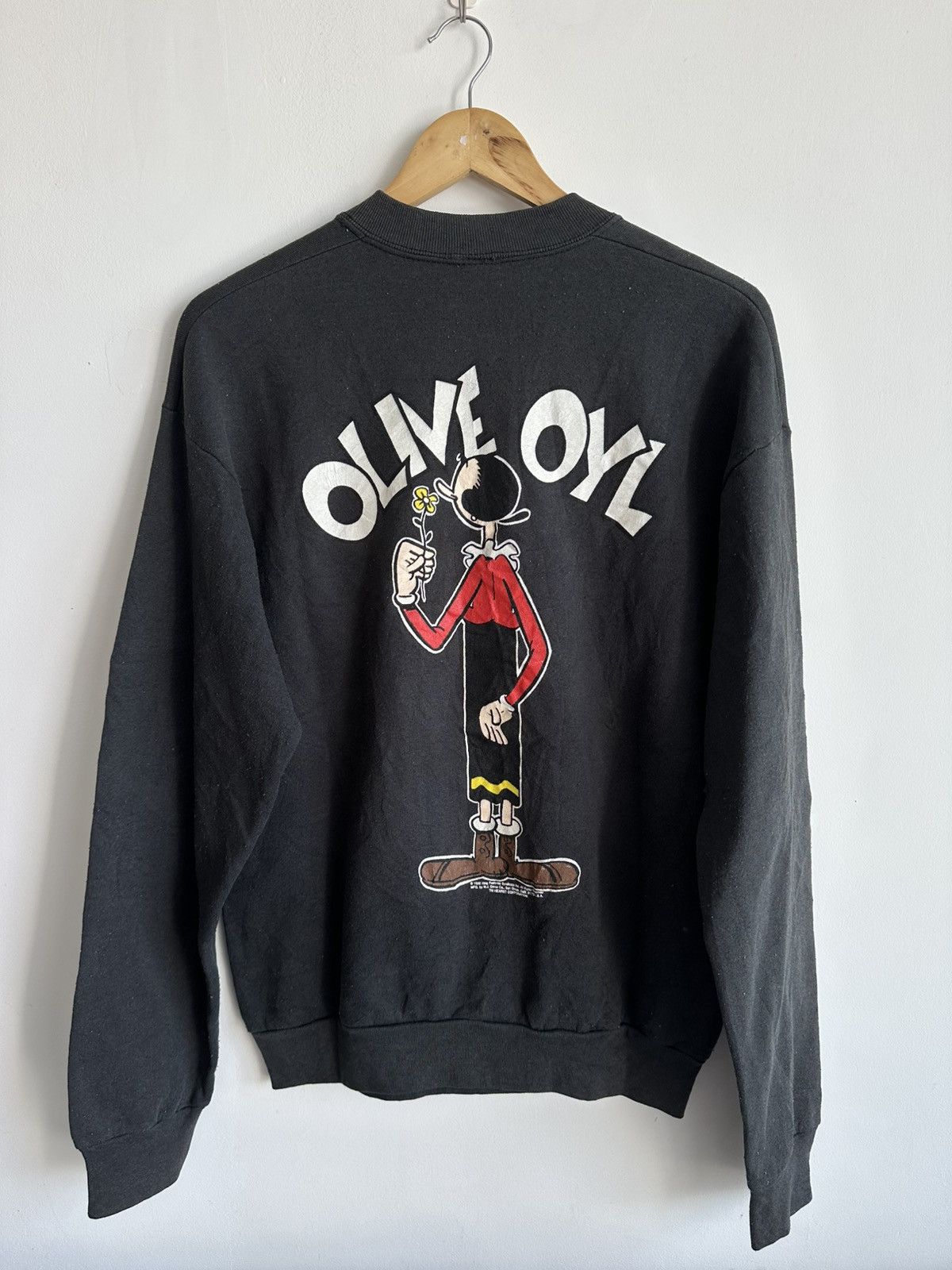 Cartoon Network × Vintage Vintage 90’s Olive Oyl From Popeye Cartoon Sweatshirt USA Size US L / EU 52-54 / 3 - 2 Thumbnail