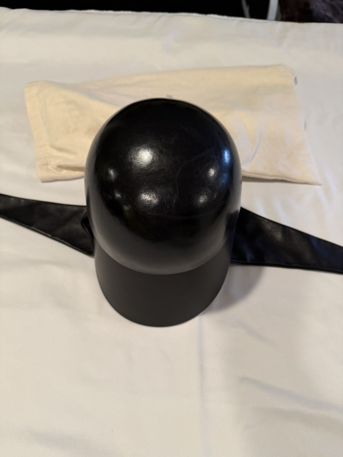 Saint Laurent Paris Saint laurent leather hat mens 59/L. 2024 Size ONE SIZE - 3 Thumbnail