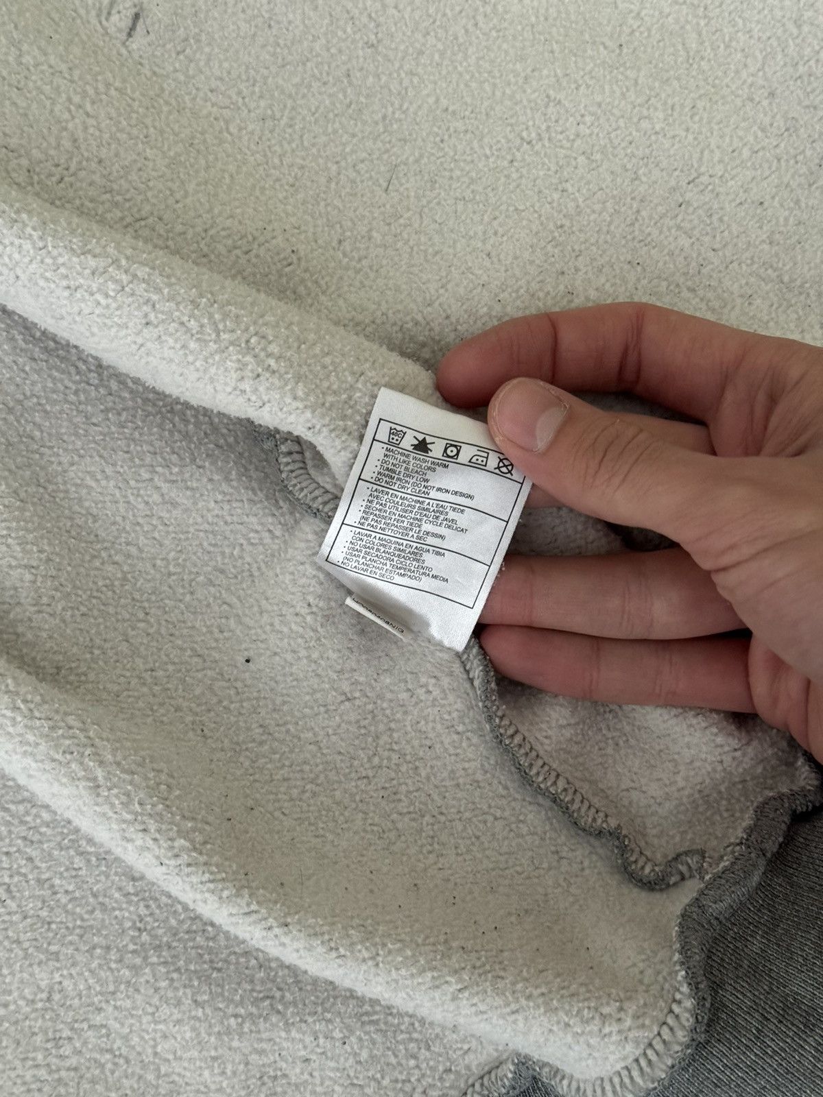 Vintage Nike Y2K swoosh oversized grey zip hoodie