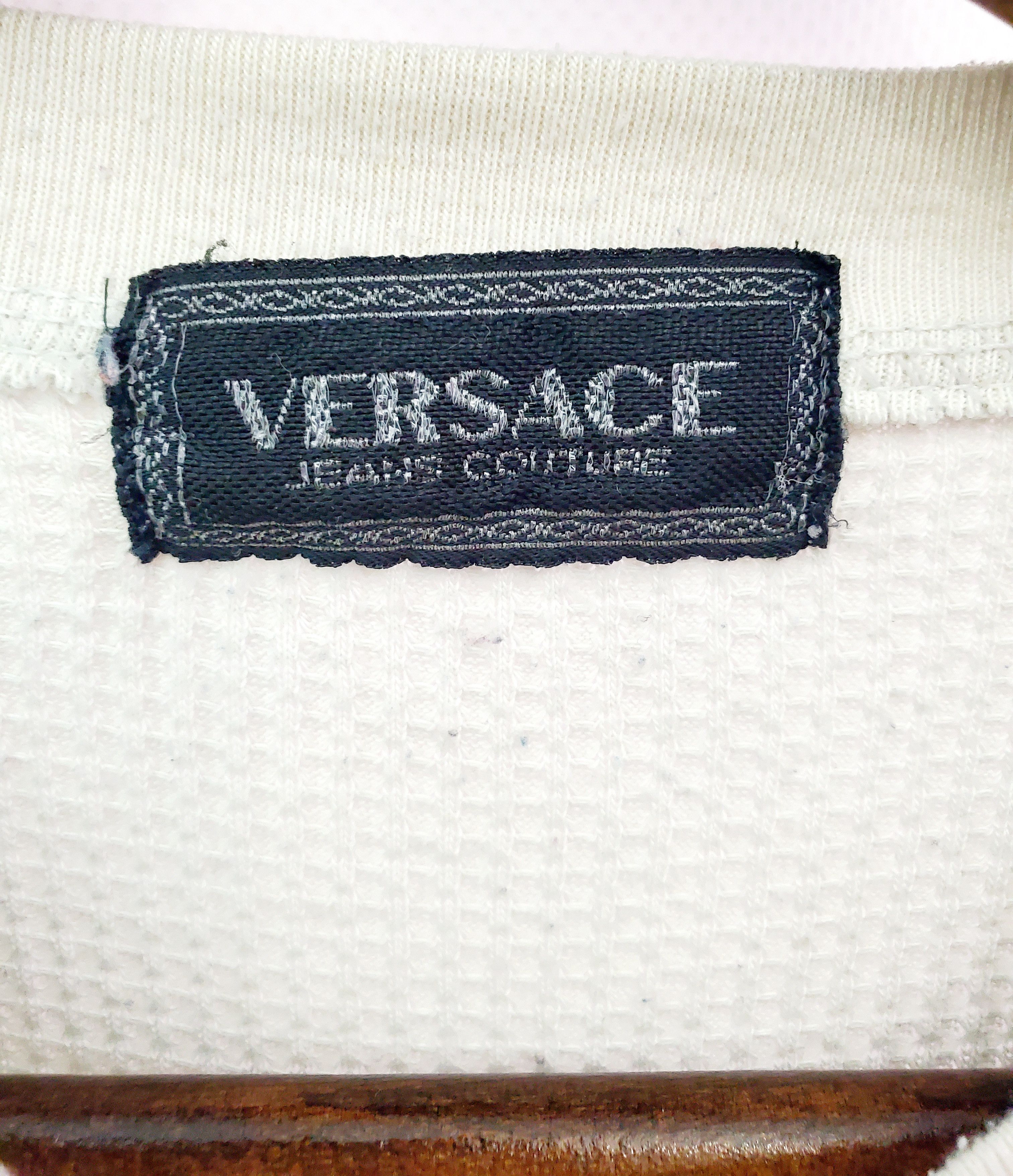 Versace × Versace Jeans Couture × Vintage Vintage Versace Jeans Couture Medusa Tshirt size Xl Size US XL / EU 56 / 4 - 3 Thumbnail