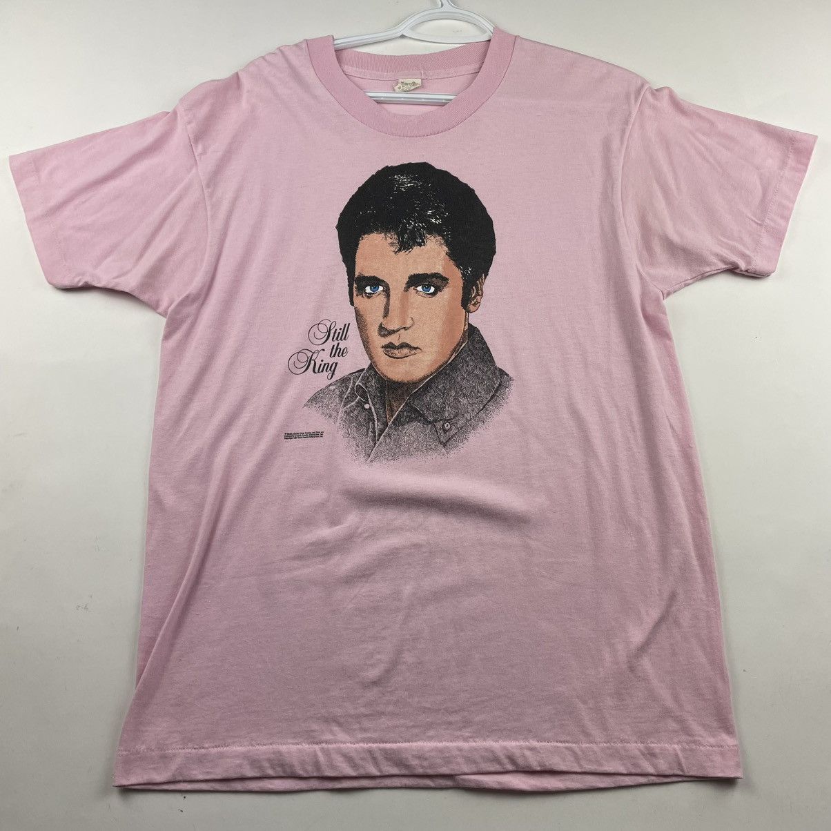 Band Tees × Vintage VTG 80’s 1987 Elvis Presley “ Still The King” Print Shirt Size US L / EU 52-54 / 3 - 1 Thumbnail