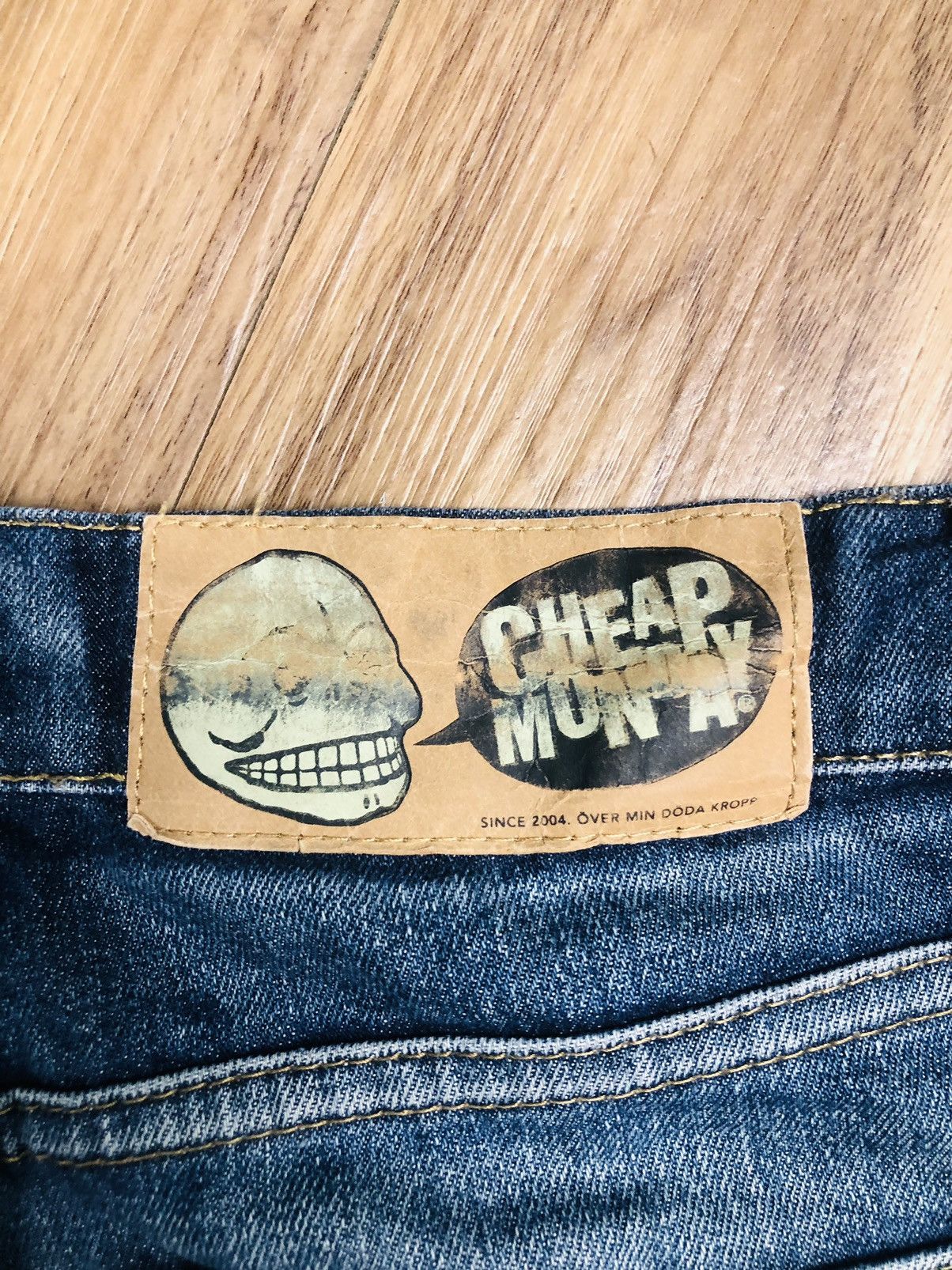 Cheap Monday Authentic Cheap Monday Skull Logo Jeans (40) Size US 29 - 19 Thumbnail