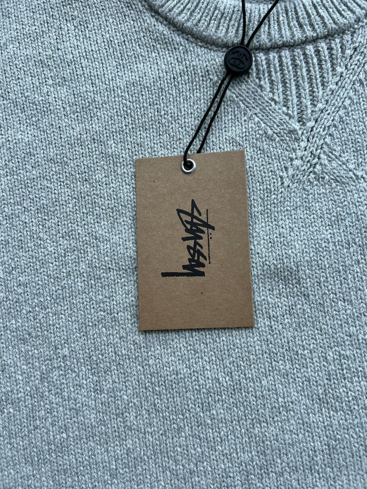 Stussy Stussy Handwritten Sweater Heather Grey Large Size US L / EU 52-54 / 3 - 6 Thumbnail