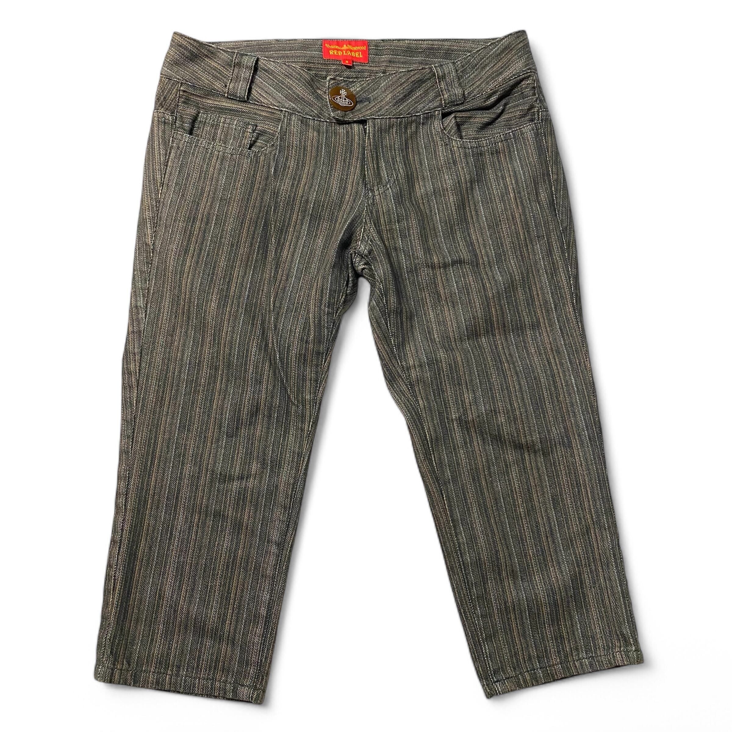Vivienne Westwood Vivienne Westwood Red Label Stripe Denim Pants Size 30" / US 8 / IT 44 - 1 Thumbnail
