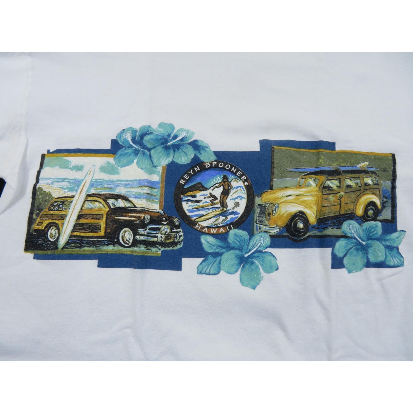 Reyn Spooner Reyn Spooner T-shirt, Double Sided, Hawaiian Surfer Sz L Size US L / EU 52-54 / 3 - 3 Thumbnail