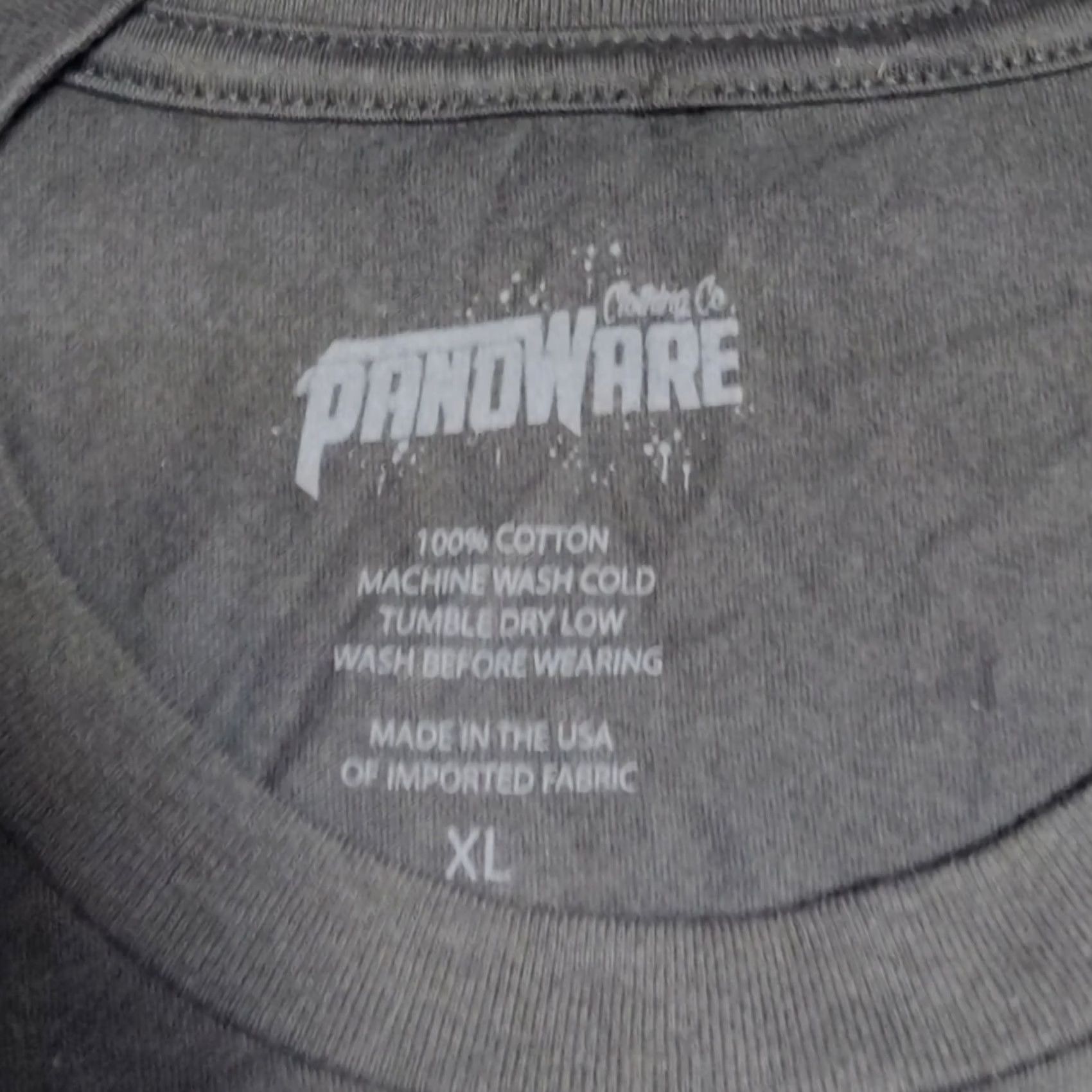 Vintage Panowear CHICKEN POT PI Men XL Gray Short Sleeve T-Shirt PI DAY 3.14 NEW Size US XL / EU 56 / 4 - 5 Thumbnail