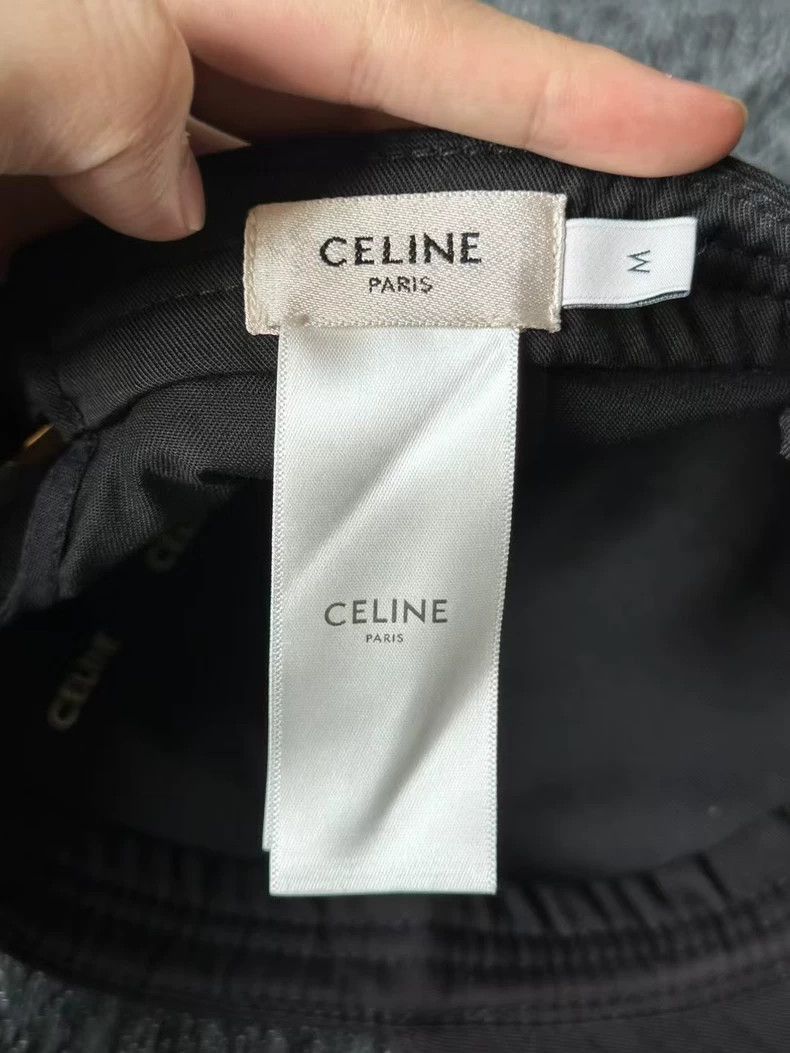Celine Celine Black Baseball Cap Size ONE SIZE - 3 Thumbnail
