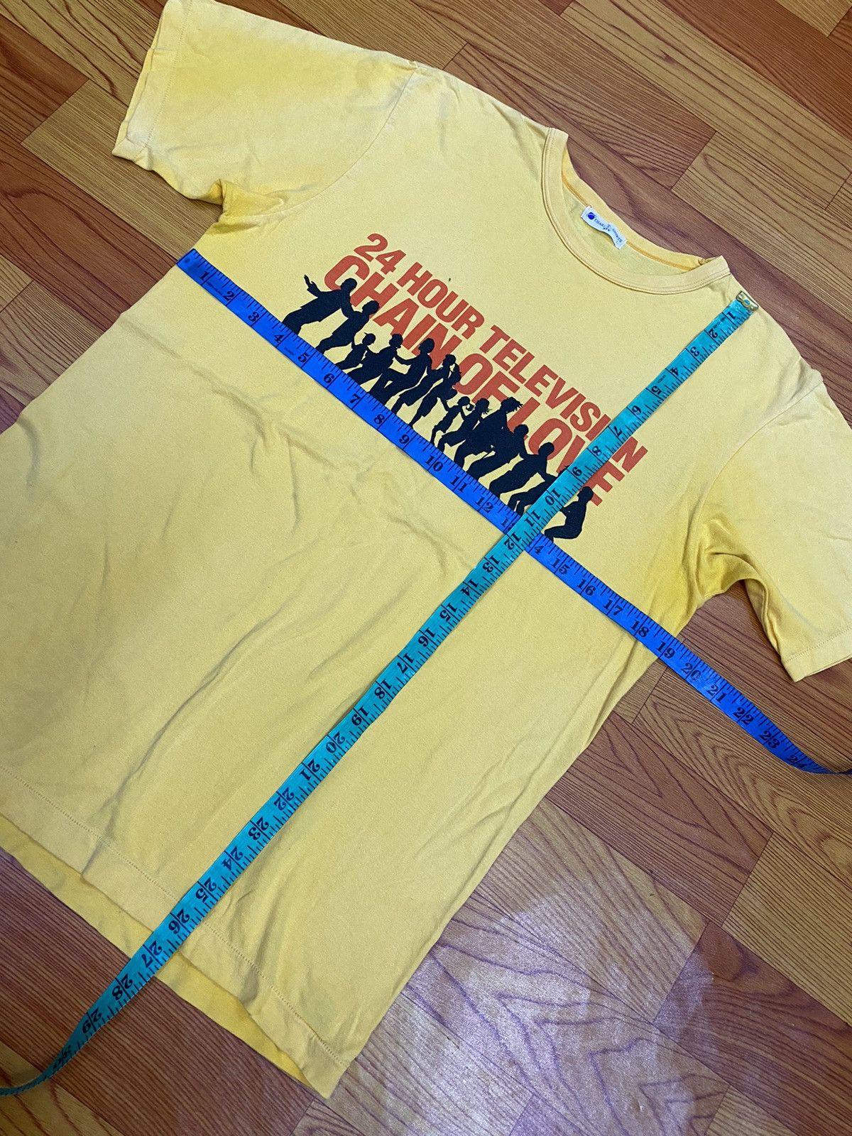 Japanese Brand × Takashi Murakami × Vintage Vintage 24 Hour Television Tee Size US M / EU 48-50 / 2 - 8 Thumbnail