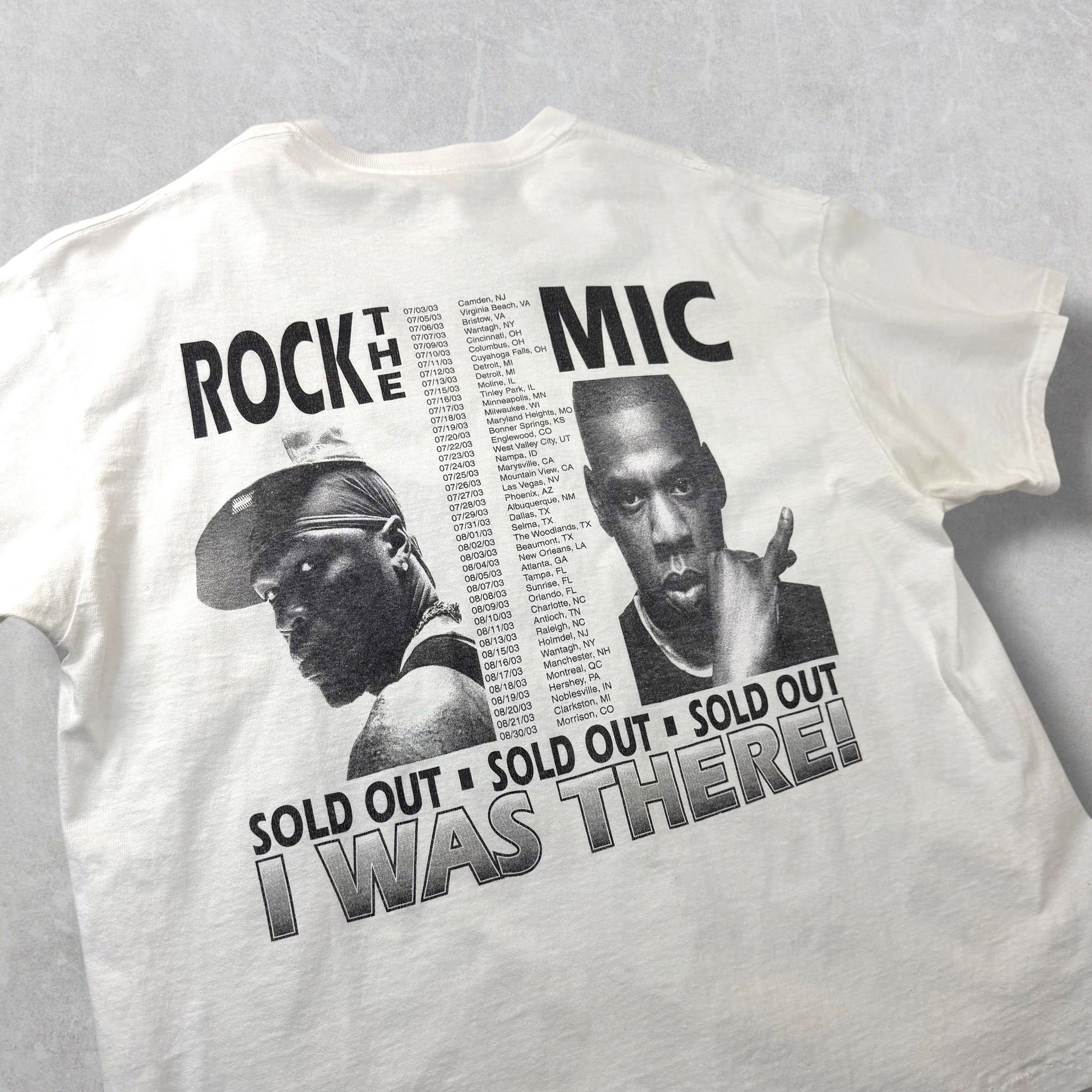 Vintage Vintage 2003 Rock the Mic Tour Jay-Z / 50 Cent XL Size US XL / EU 56 / 4 - 4 Thumbnail