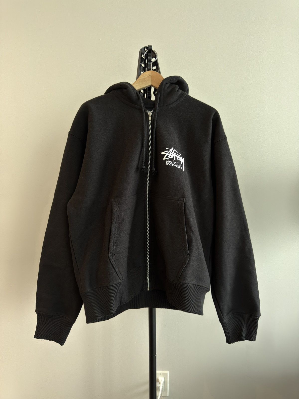 トップス Stussy WALES BONNER FLEECE ZIP HOODIE XL Stussy Stussy Wales Bonner Fleece Zip Up Hoodie | Grailed