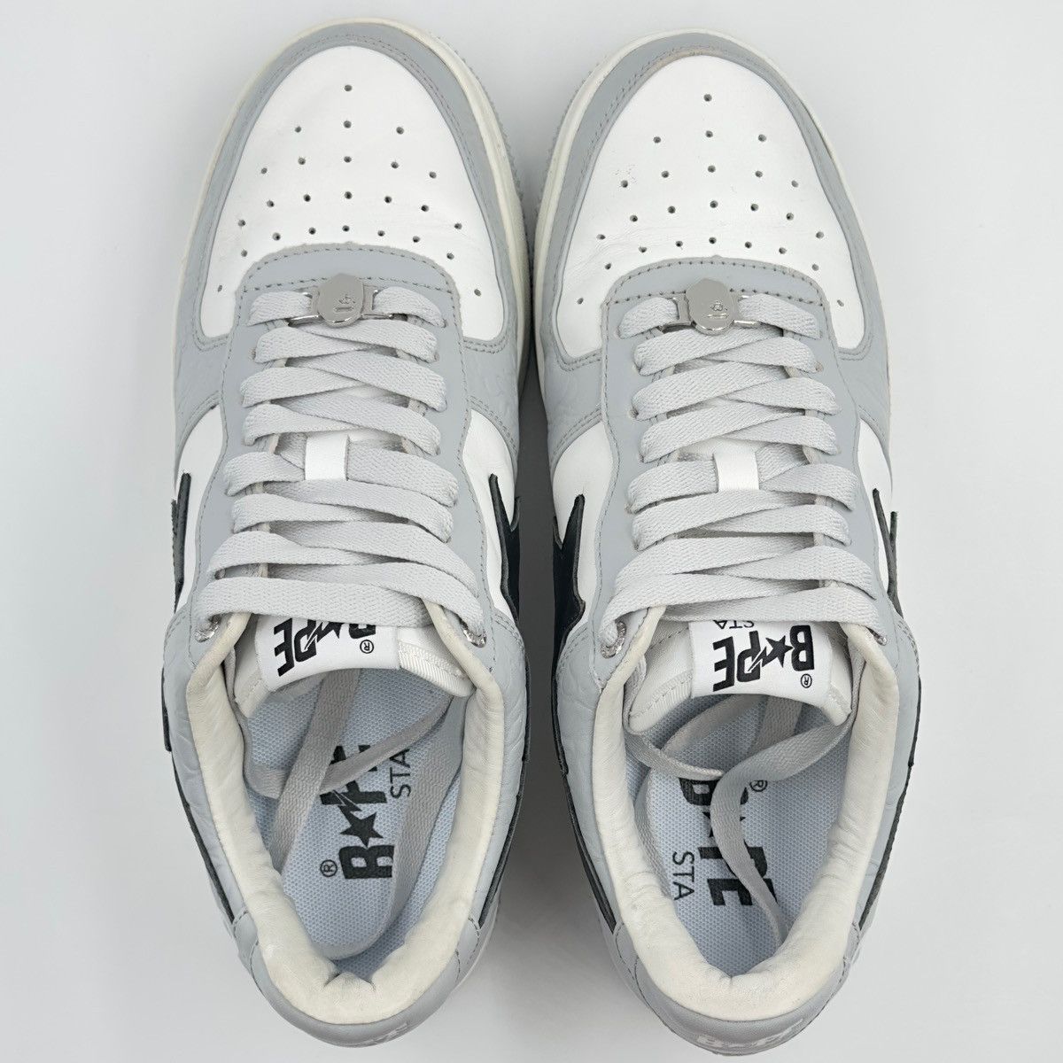 Bape A Bathing Ape Bapesta Grey/Black 2021 Size US 10 / EU 43 - 8 Thumbnail