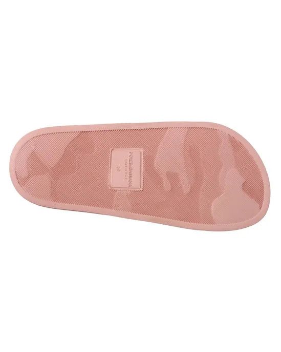 Dolce & Gabbana o1y0925 Slippers in Pink Size US 5.5 / IT 35.5 - 3 Thumbnail