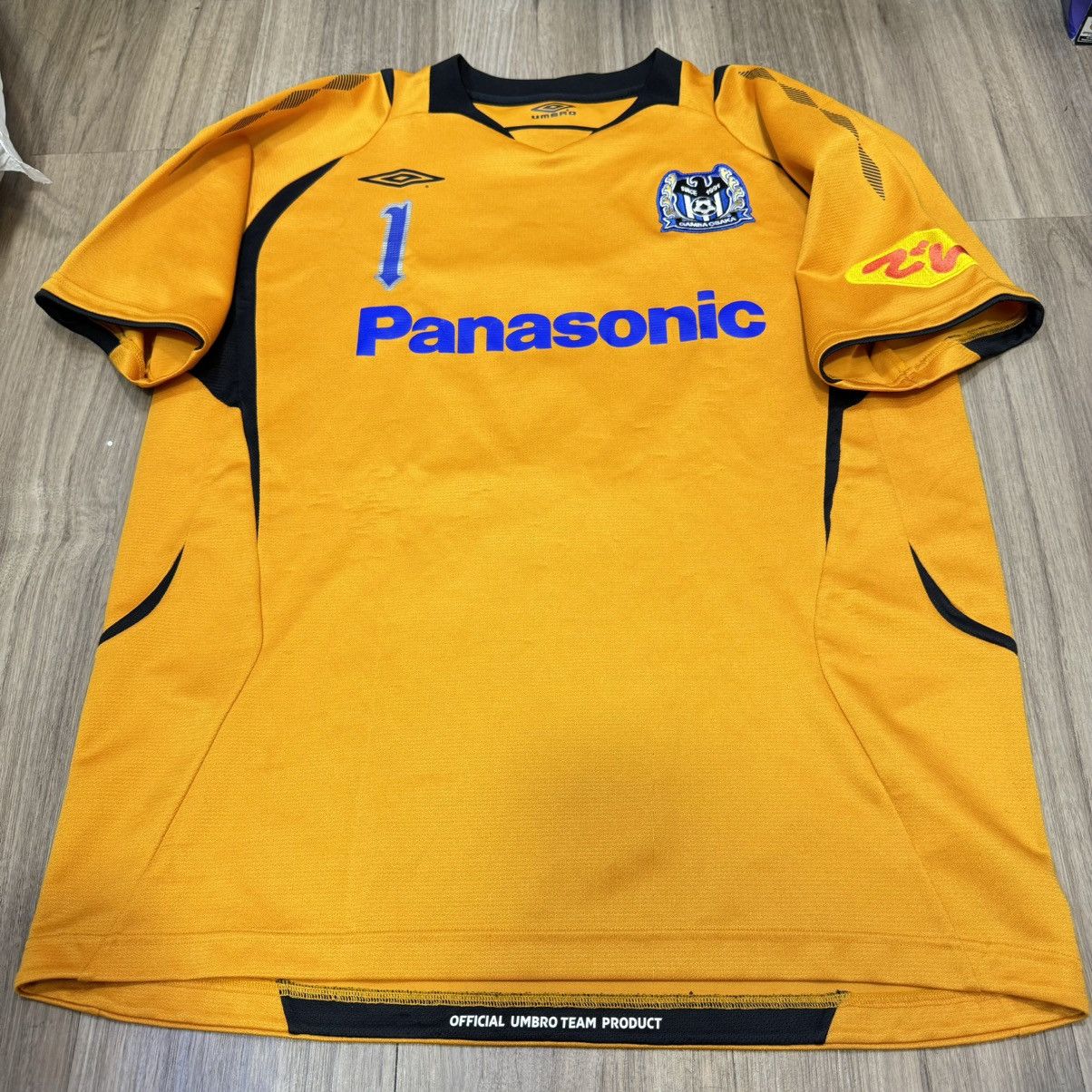 Umbro Osaka Gamba 09/10 match issued/worn gk shirt #1 Size US L / EU 52-54 / 3 - 1 Thumbnail