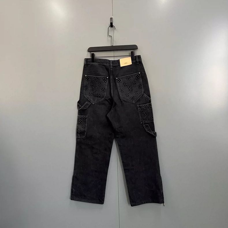 Louis Vuitton Louis Vuitton Patchwork Denim Pants 29 Size Size US 29 - 4 Thumbnail