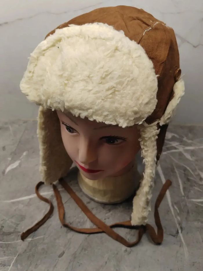 Vintage Vintage Ushanka Y2k Fleece Earflap Winter Hat Cap Size ONE SIZE - 3 Thumbnail