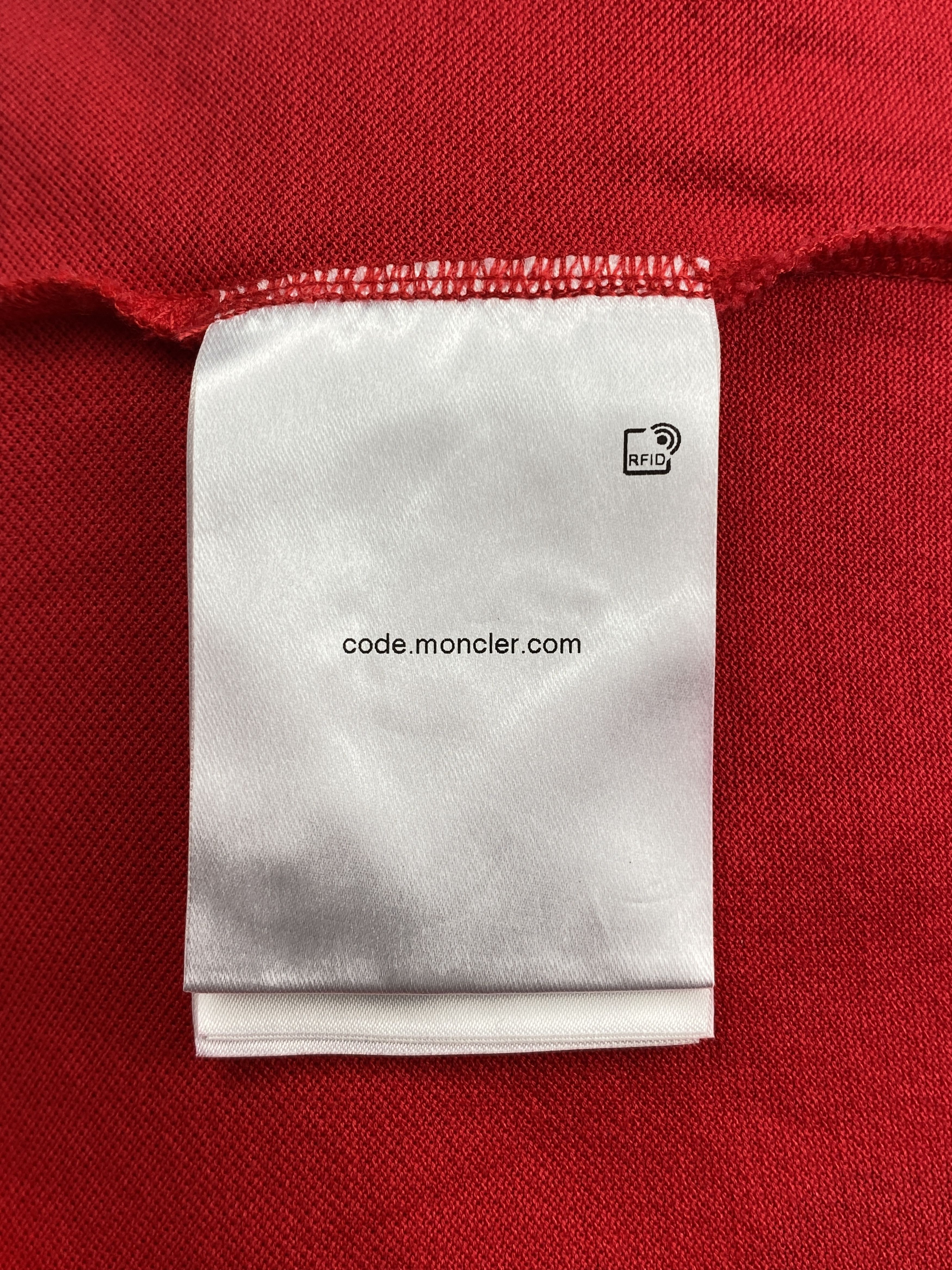 Moncler Tricolor Logo Patch Polo Shirt Size US M / EU 48-50 / 2 - 12 Thumbnail